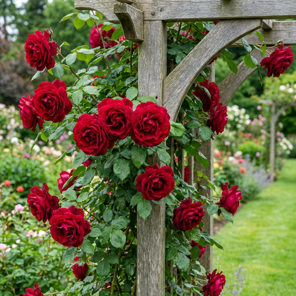 Don Juan Climbing Rose - Rosa 'Don Juan'