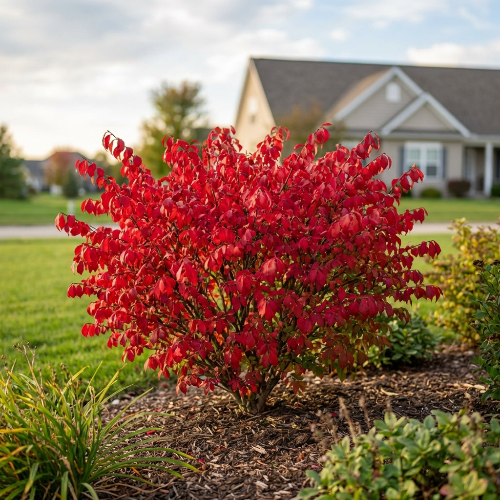 Dwarf Burning Bush - Euonymus alatus ?Compacta?