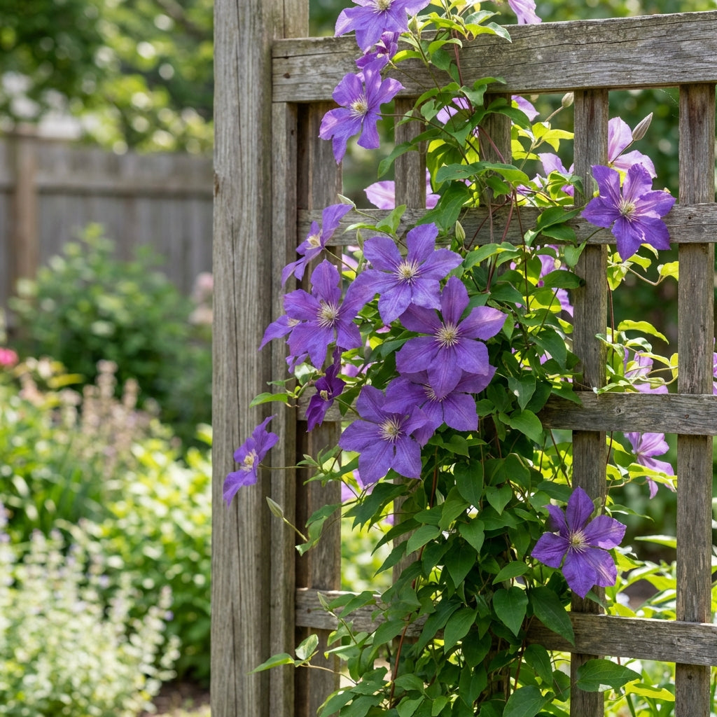 Jackmanii Clematis Vine - Clematis 'Jackmanii'