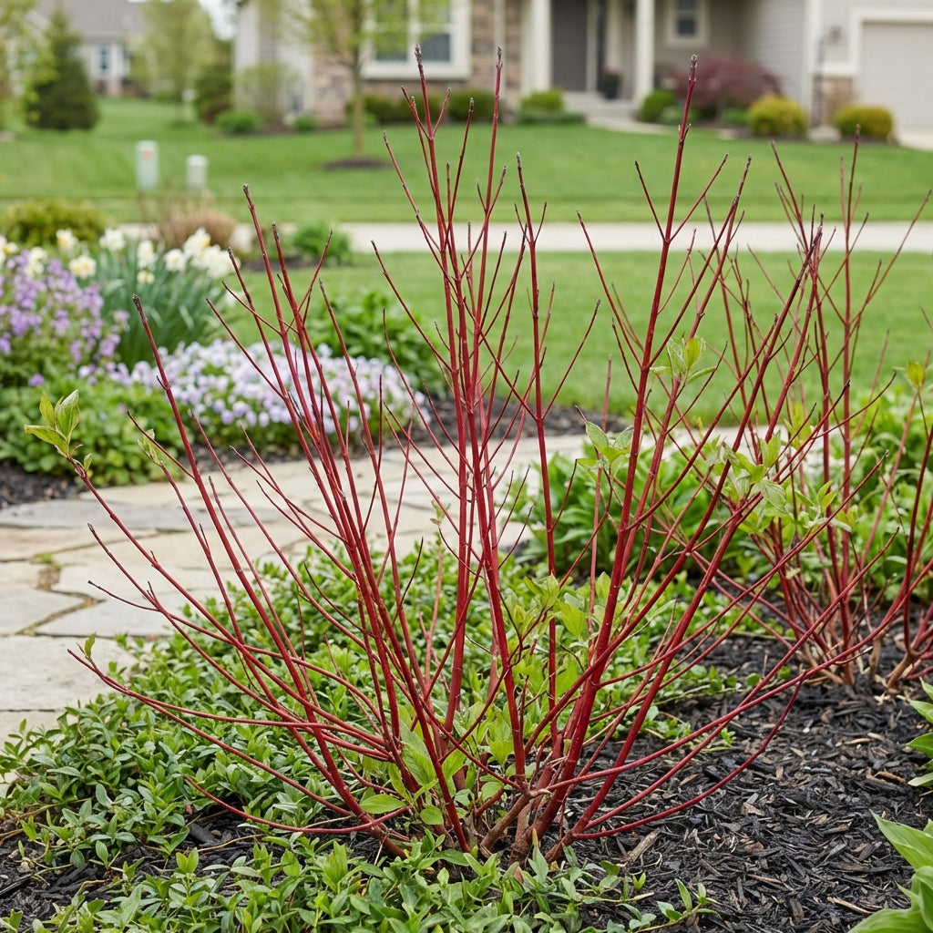 Red Twig Dogwood Shrub - Cornus sericea