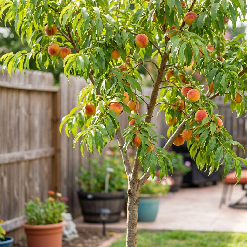 Elberta Peach Tree - Prunus persica 'Early Elberta'