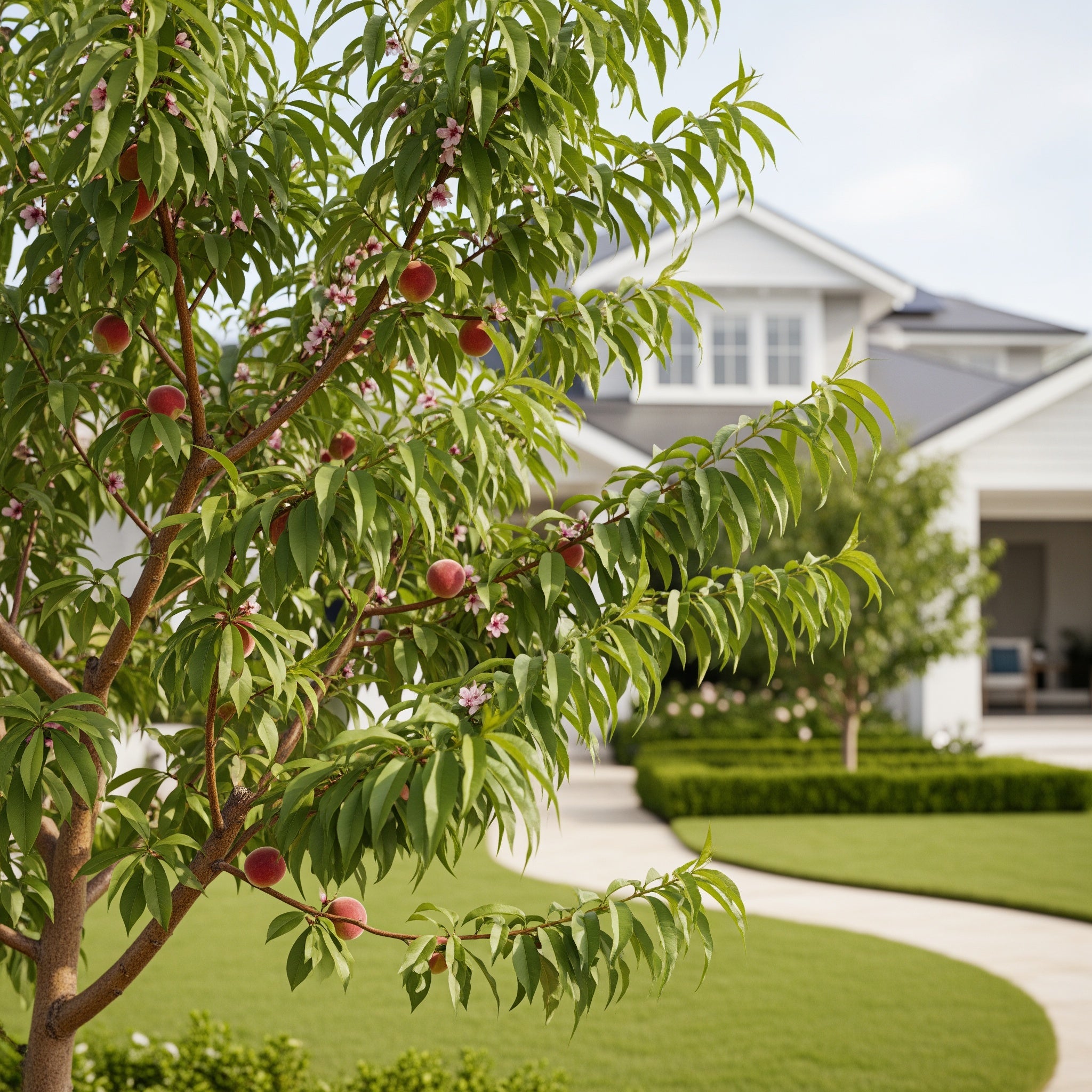2-in-1 Peach Tree - Prunus persica