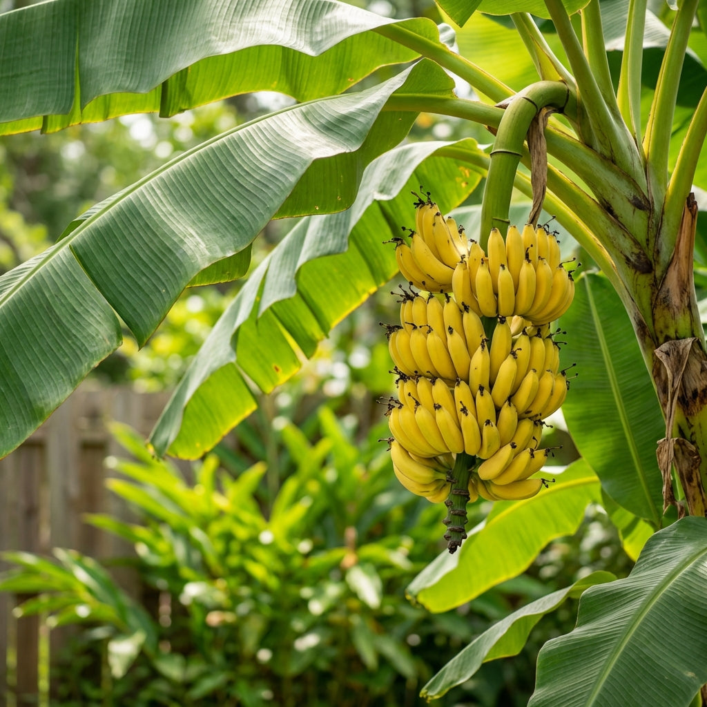 Cold Hardy Banana Tree - Musa 'Basjoo'
