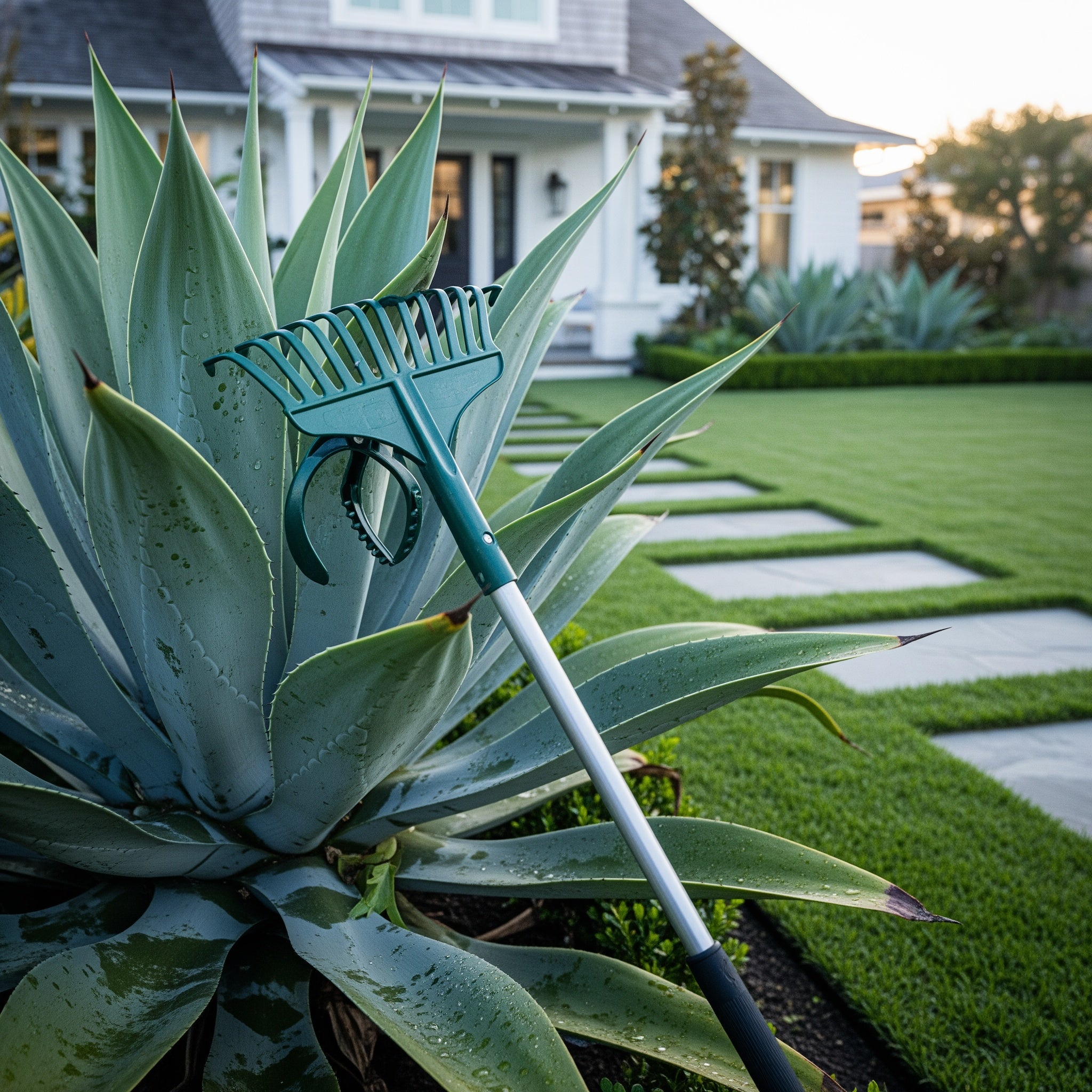 3-in-1 Leaf Rake & Grabber