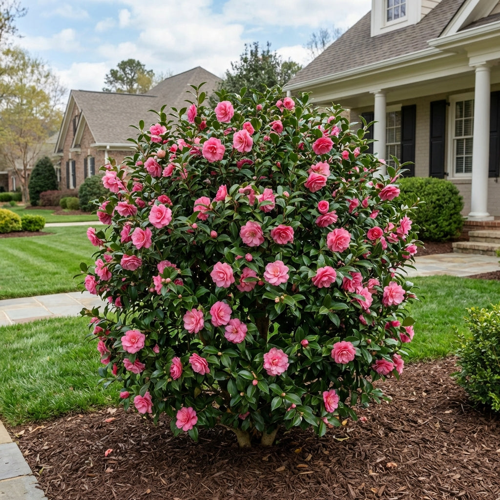 Shishi Gashira Camellia - Camellia sasanqua 'Shishi Gashira'