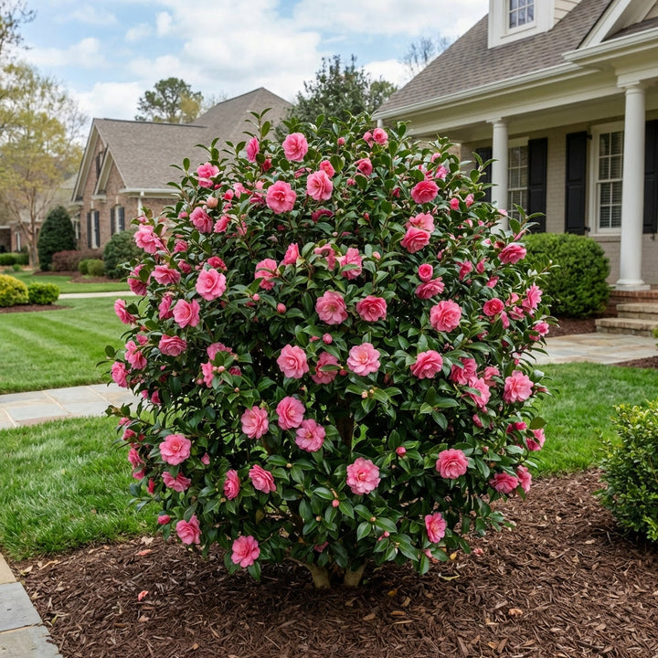 Shishi Gashira Camellia - Camellia sasanqua 'Shishi Gashira'