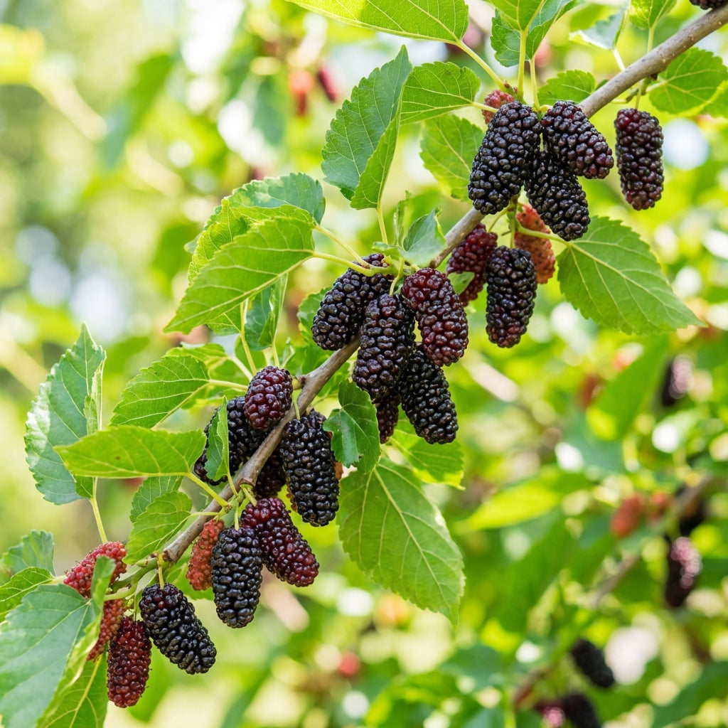 Everbearing Mulberry Bush - Morus nigra