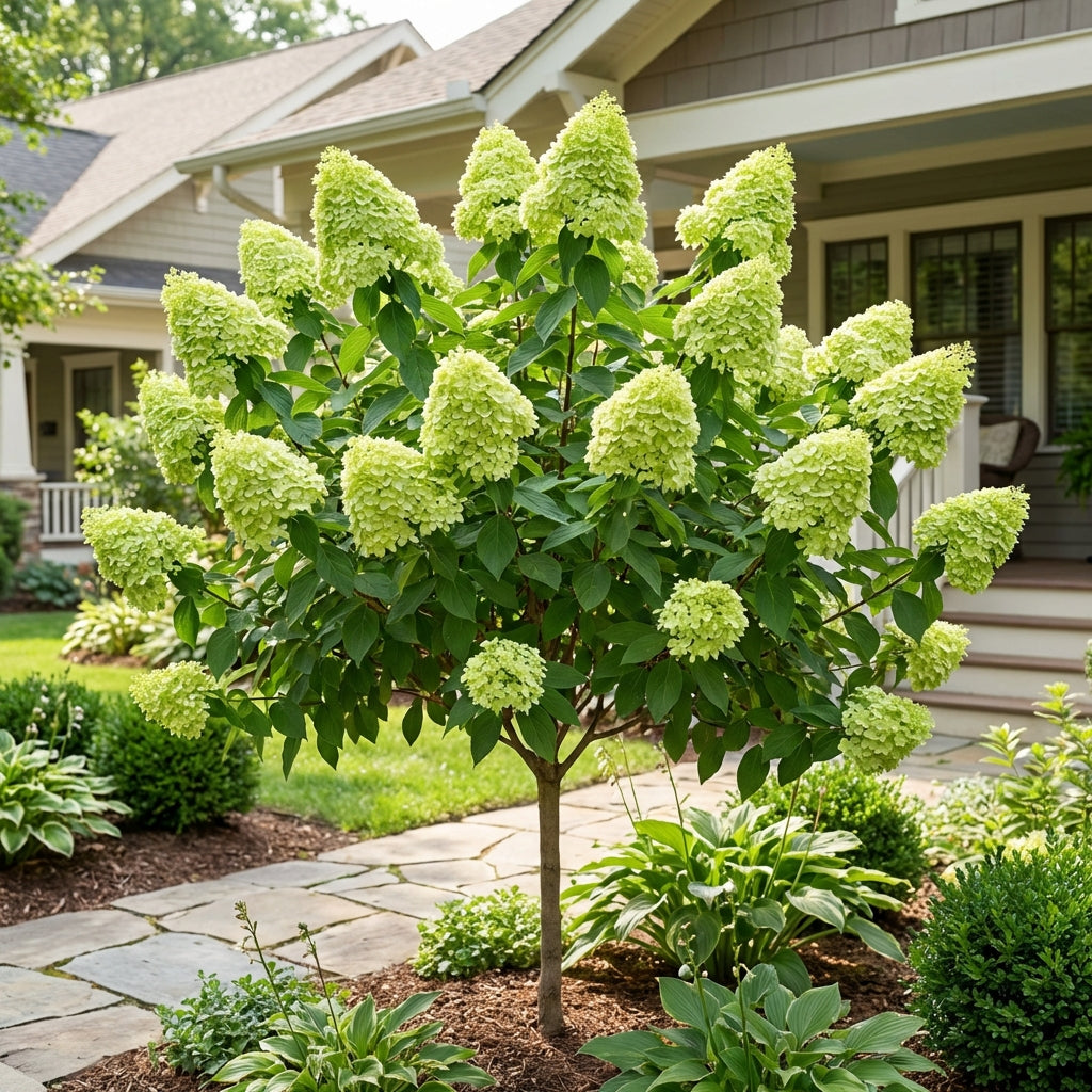 Limelight Hydrangea Tree - Hydrangea paniculata 'Limelight'