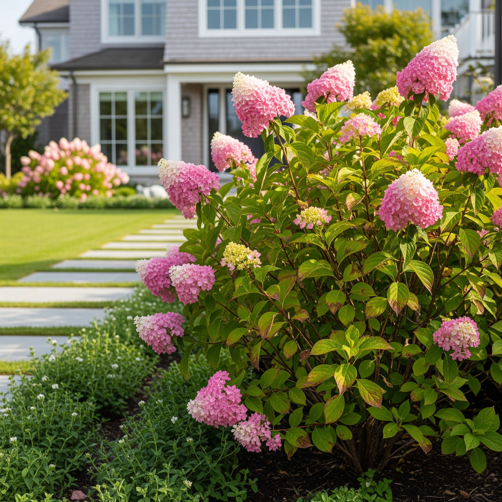 American Lace? Pink Smooth Hydrangea Shrub