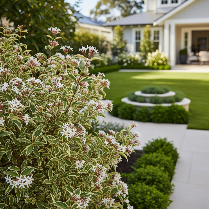Snow-N-Summer™ Asiatic Jasmine Shrub - Trachelospermum asiaticum 'Snow-N-Summer'