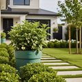 Bloem Ariana Self-Watering Planter in Living Green