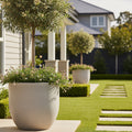 Bloem Ariana Self-Watering Planter in Pebble Stone