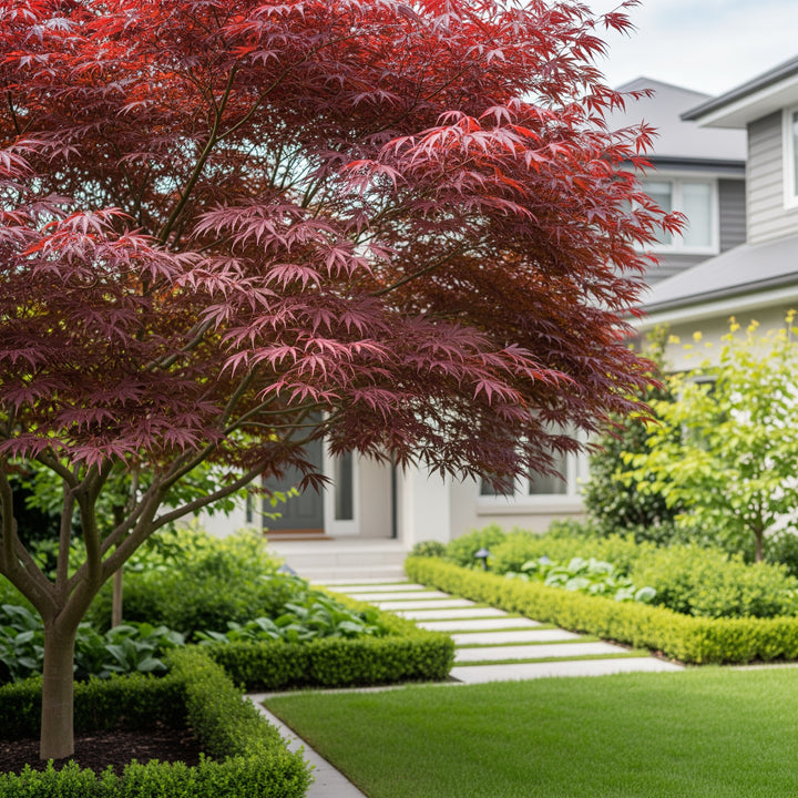 Bloodgood Japanese Maple Tree - Acer palmatum 'Bloodgood'