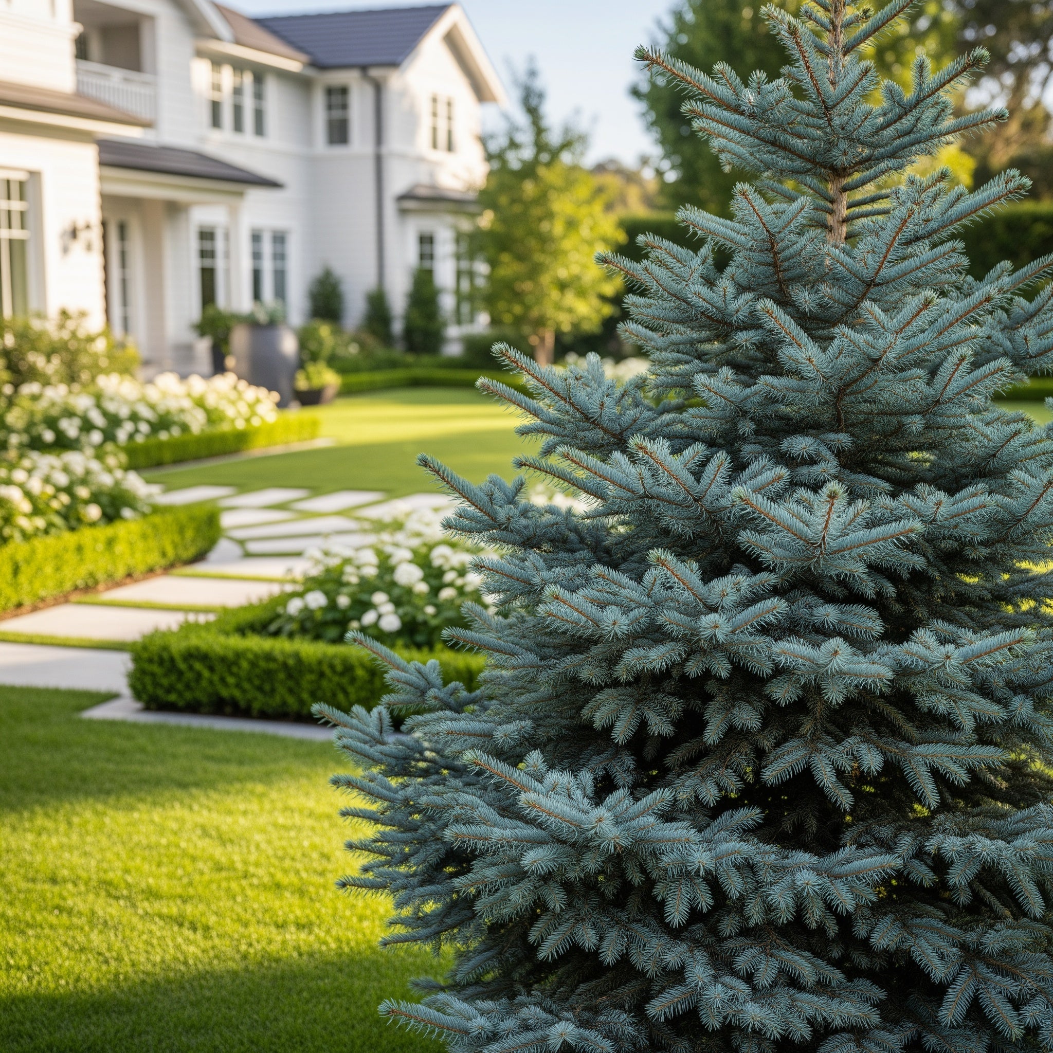 Blue Diamond Spruce Tree - Picea pungens 'Blue Diamond'