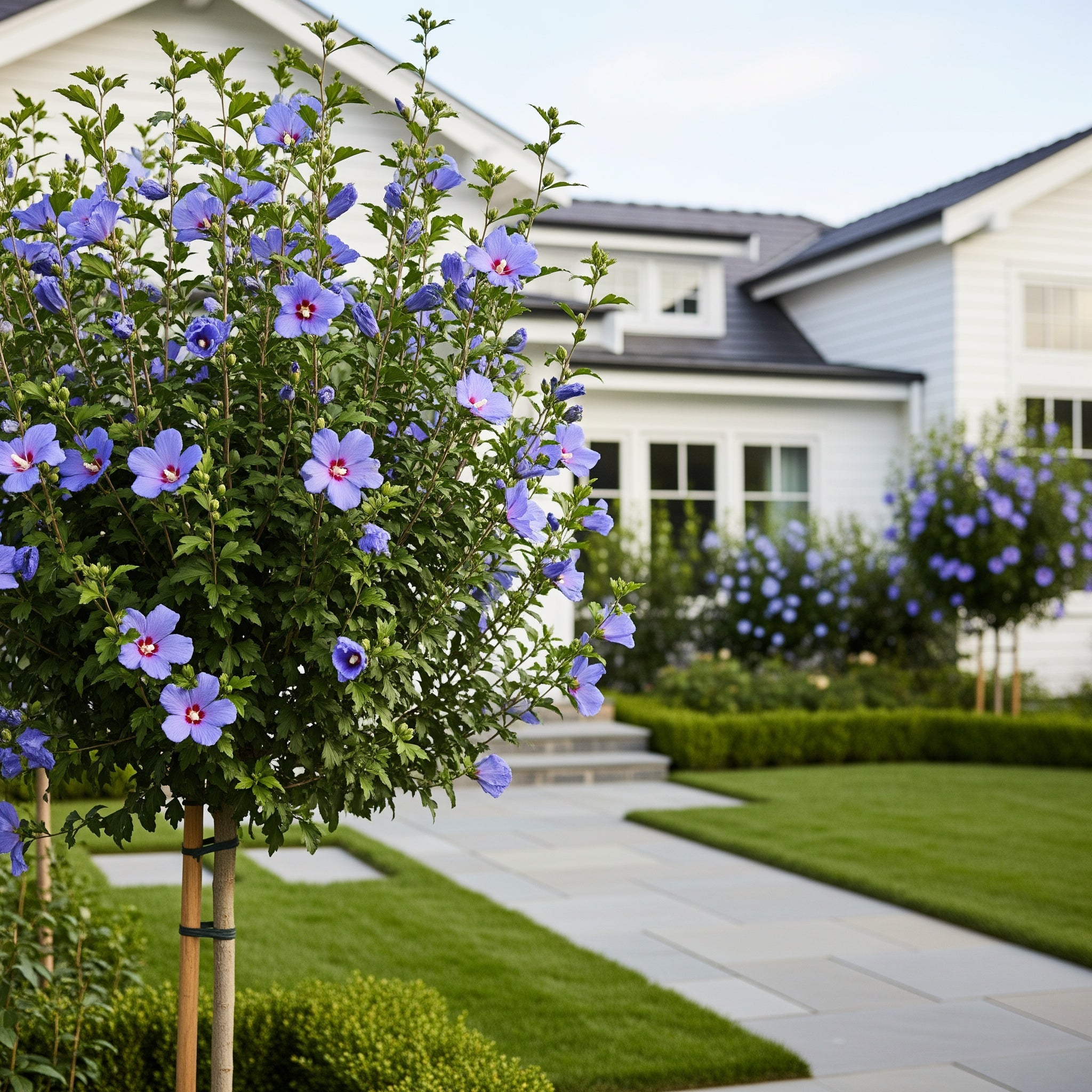 Azurri Blue Satin? Rose of Sharon Althea Tree - Hibiscus syriacus