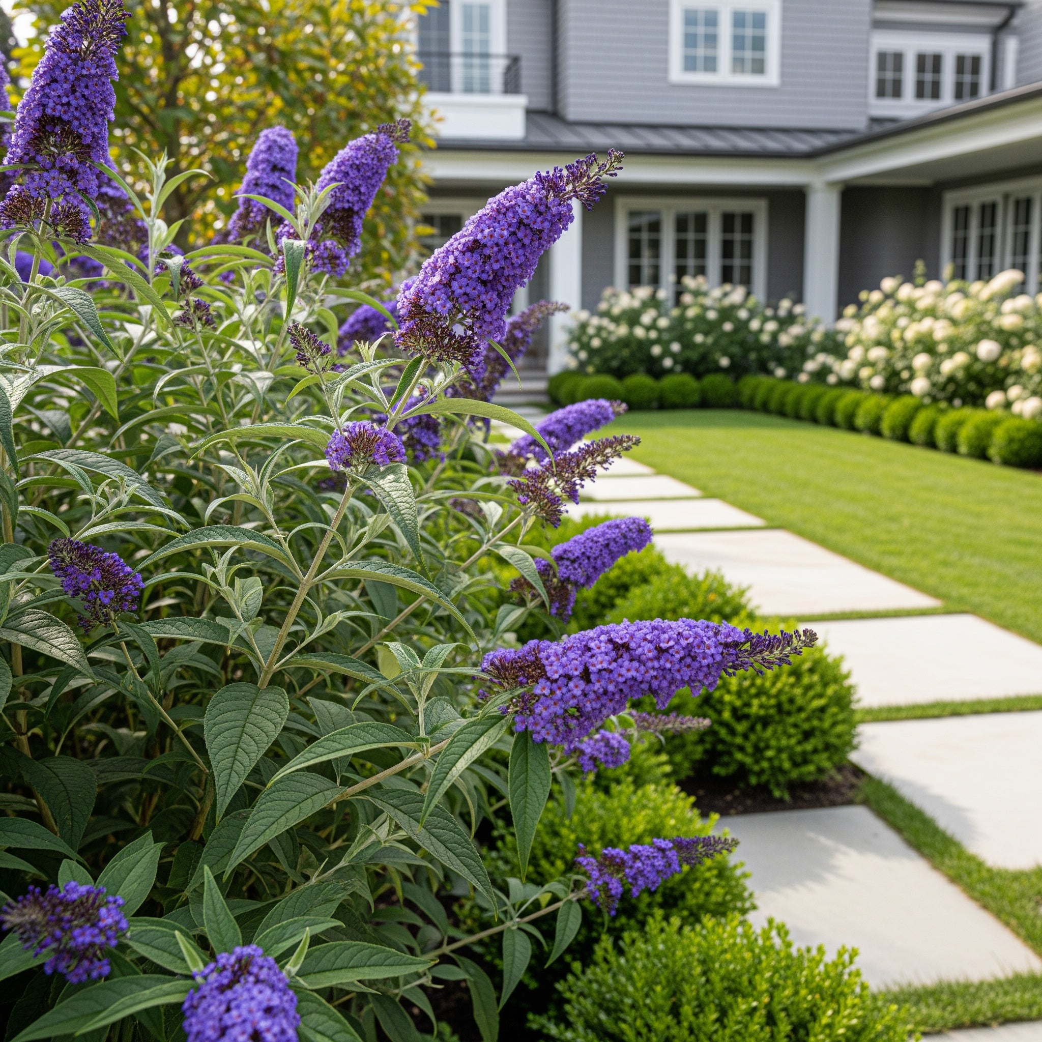 Blueberry Pie Butterfly Bush - Buddleja davidii 'Blueberry Pie'