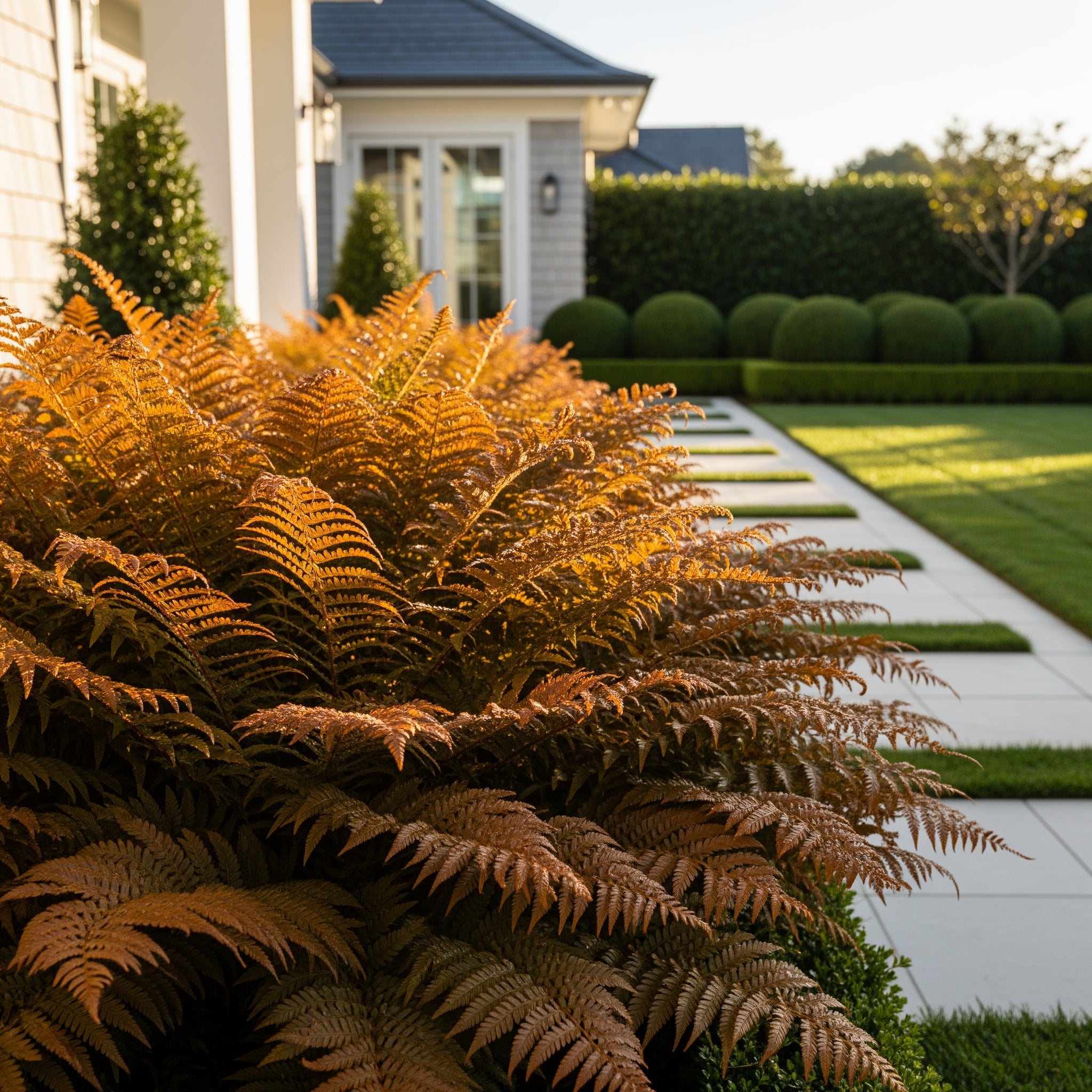 Brilliance Autumn Fern Plant - Dryopteris erythrosora