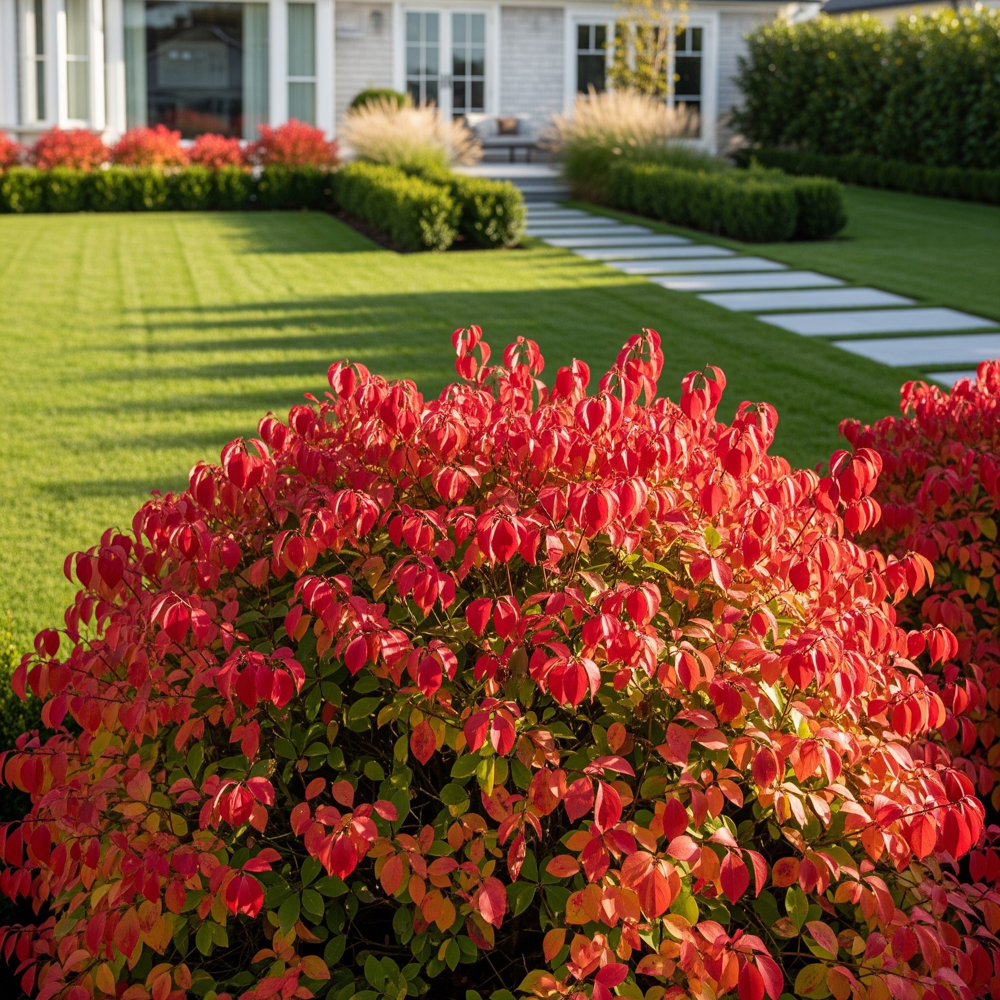 Dwarf Burning Bush - Euonymus alatus 'Compactus'