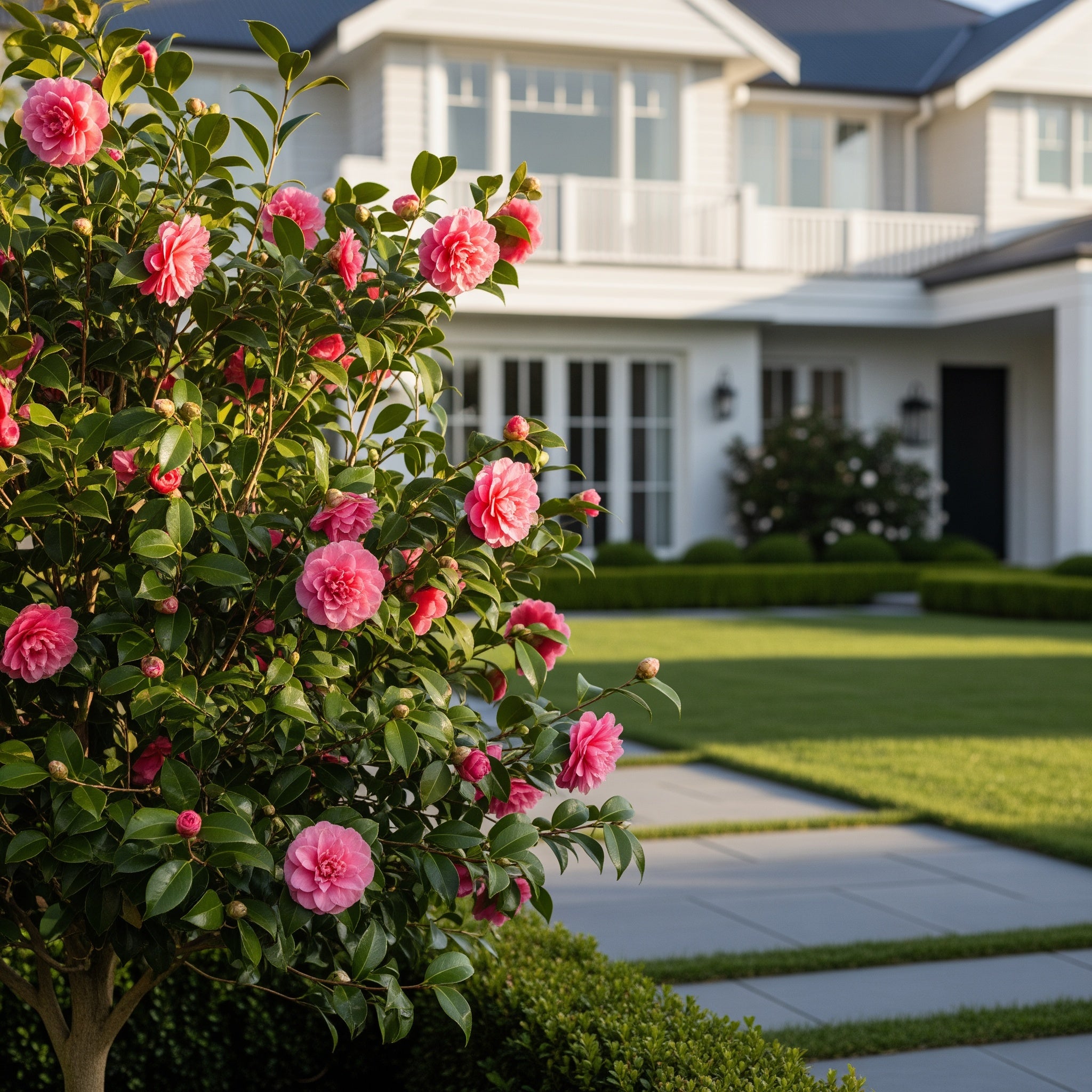 Camellia 'Shi-Shi Gashira' Shrub - Camellia japonica 'Shi-Shi Gashira'