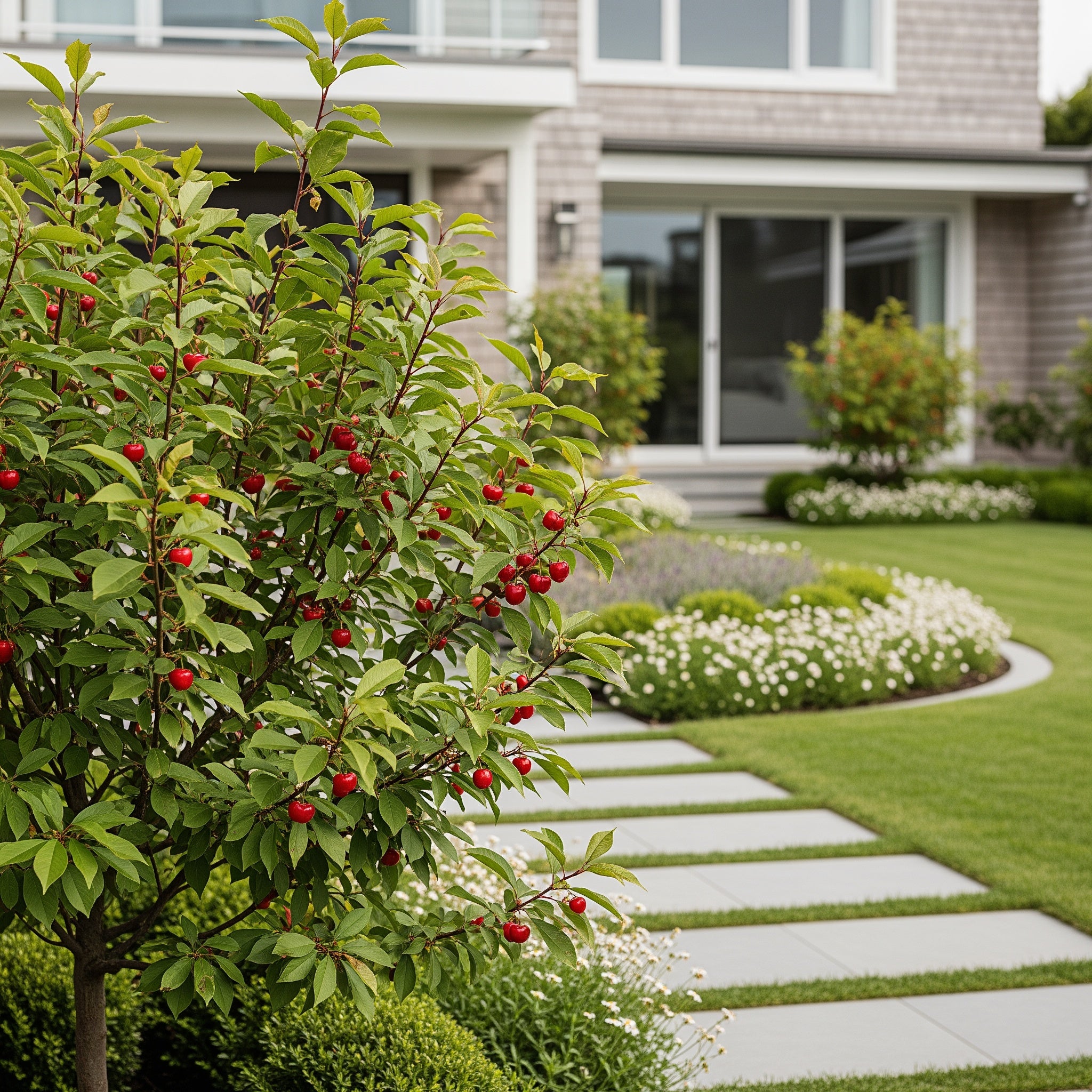 Carmine Jewel Dwarf Cherry Shrub - Prunus fruticosa