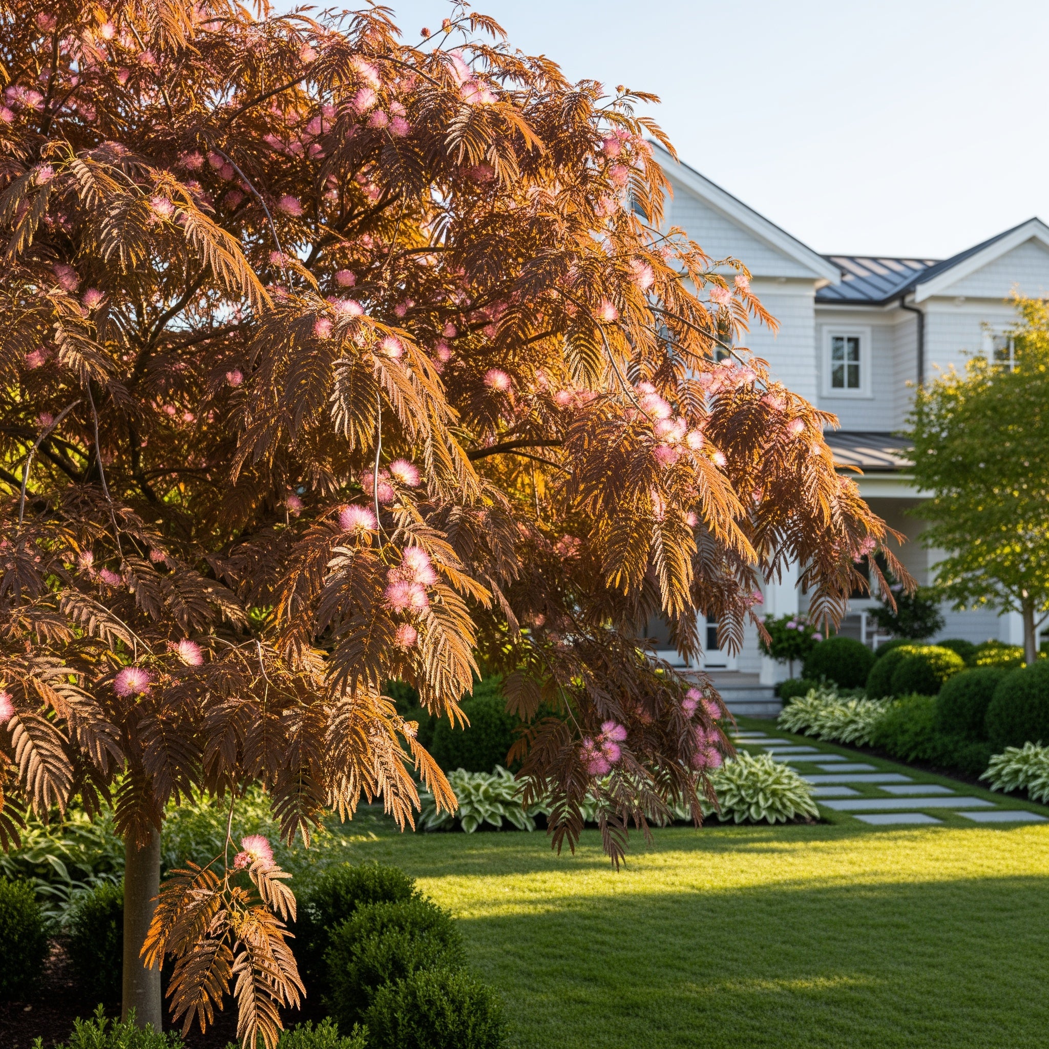 Chocolate Fountain? Weeping Mimosa - Albizia julibrissin