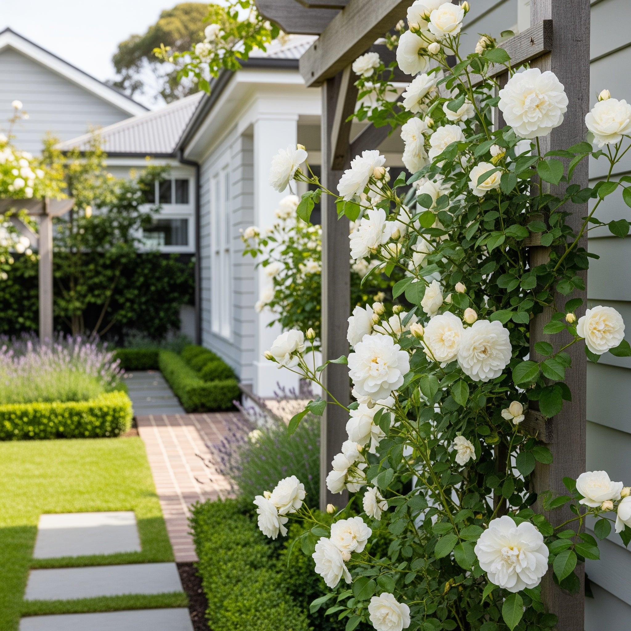 David Austin? Claire Austin? English Climbing Rose
