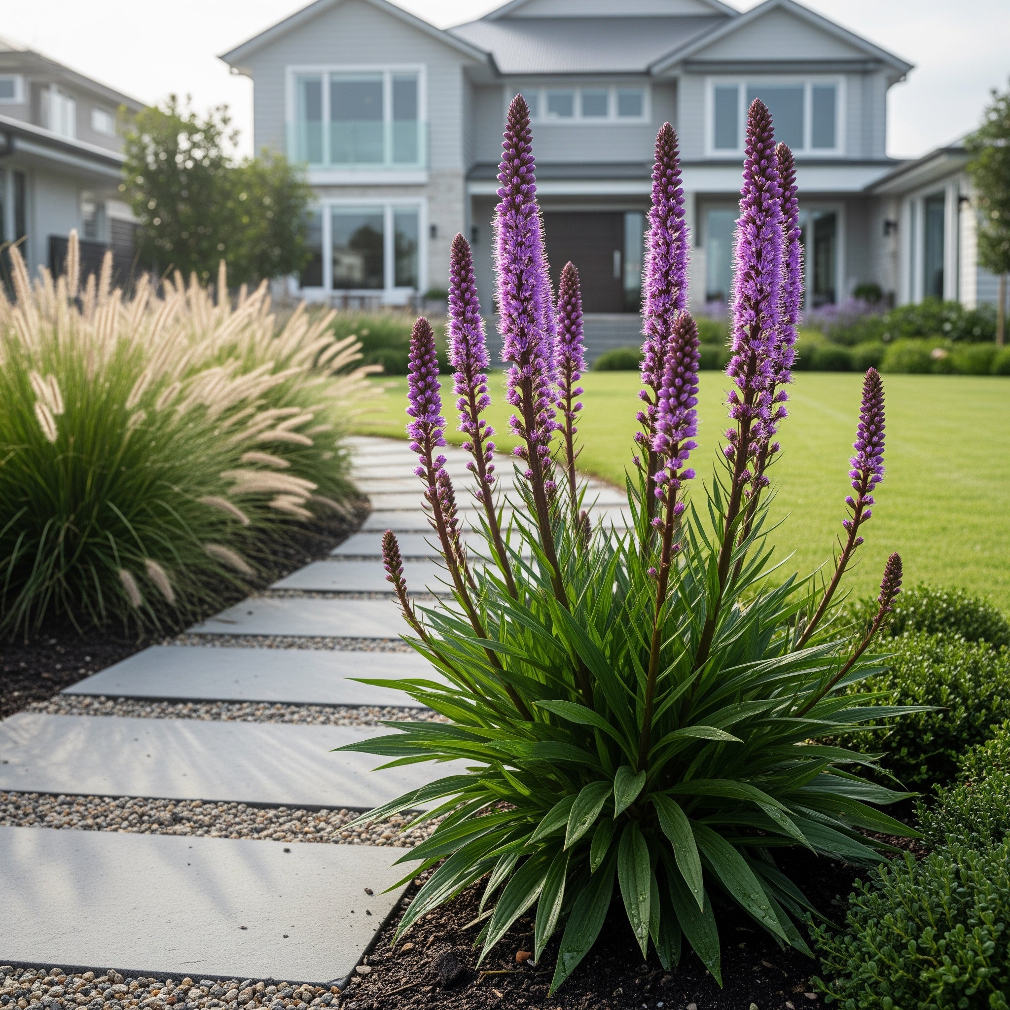 Cobalus Dwarf Blazing Star Plant - Liatris spicata 'Cobalus'