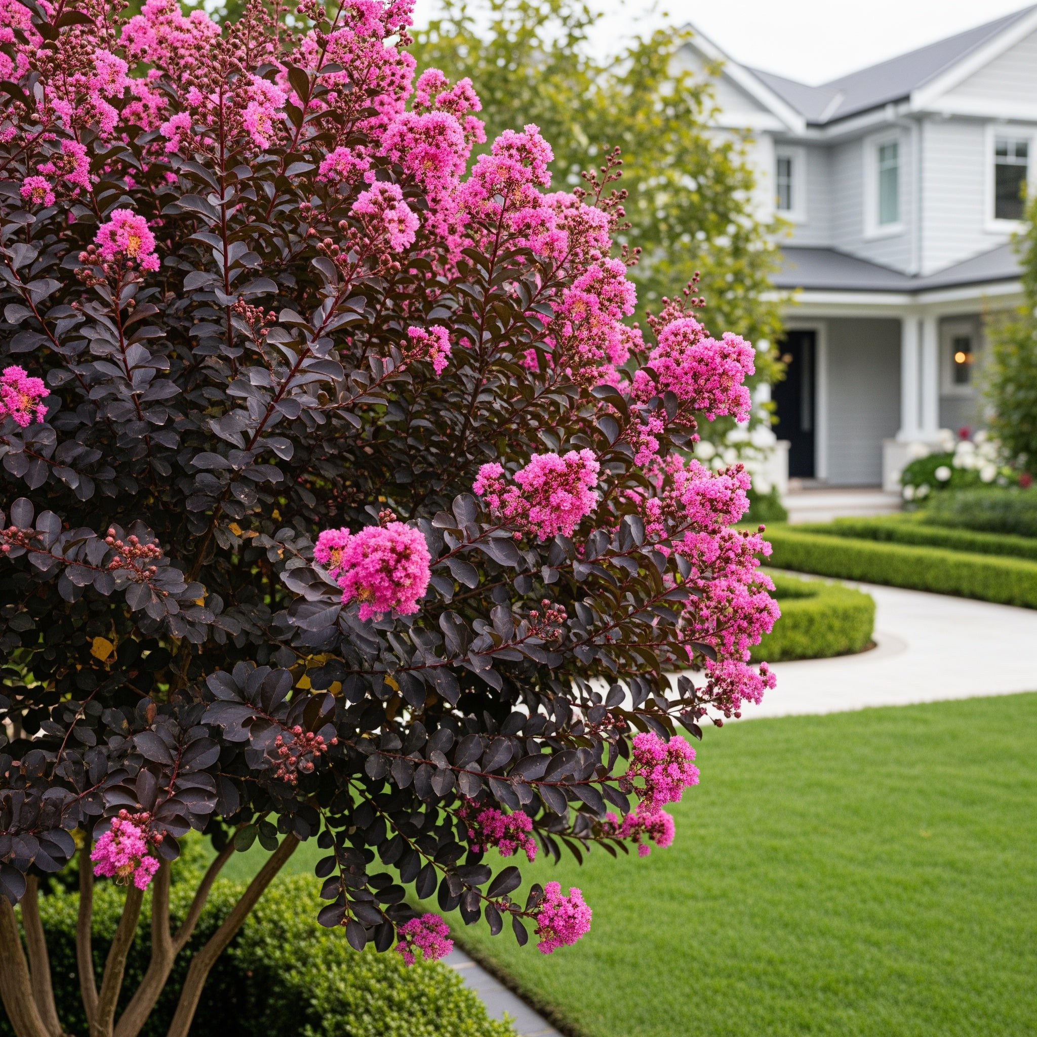 Black Diamond? Pave Pink? Crape Myrtle Bush - Lagerstroemia