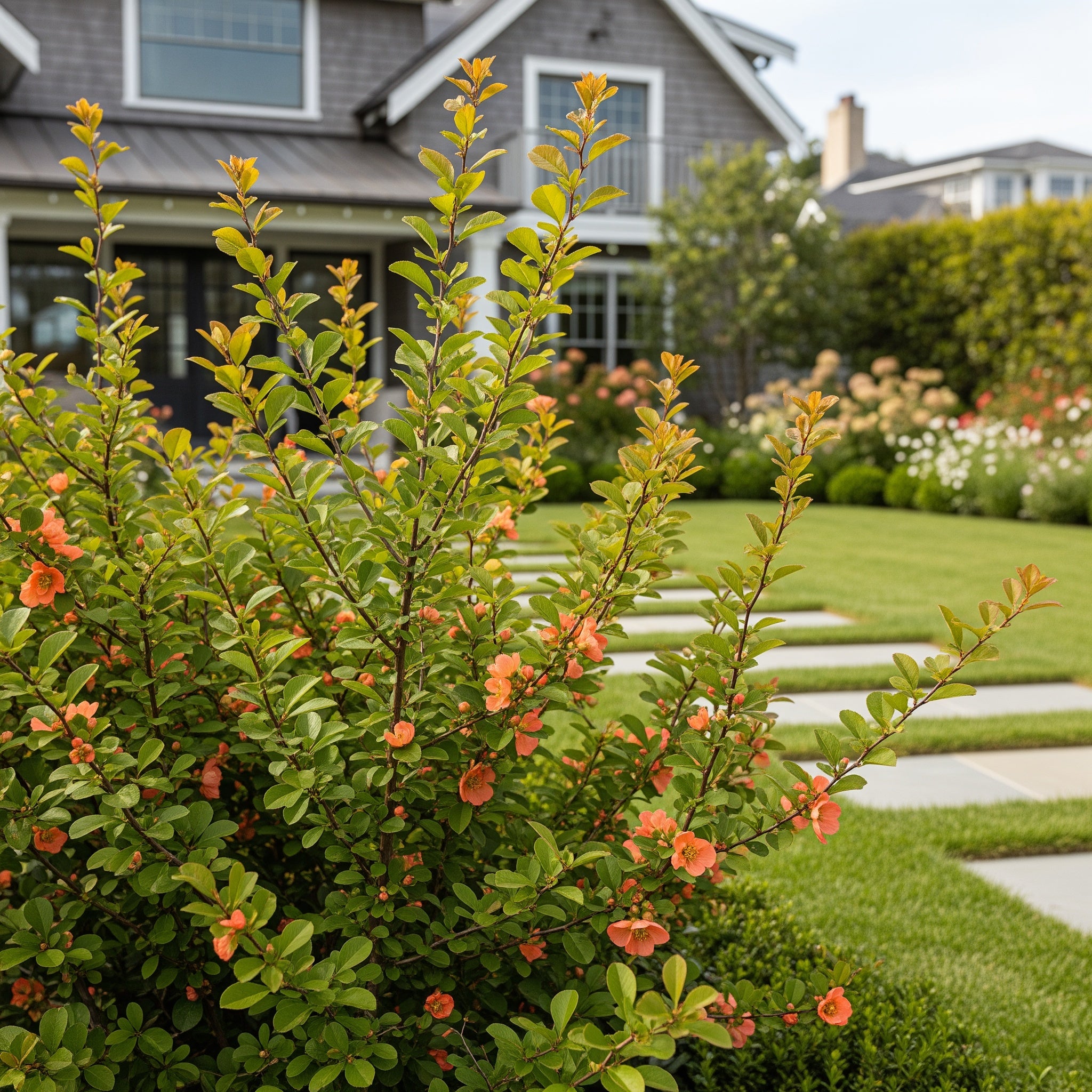 Proven Winners? Double Take? Peach Quince Shrub
