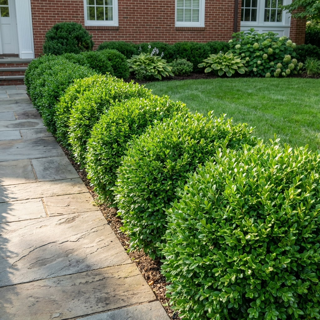 Wintergreen Boxwood - Buxus sinica var. insularis 'Wintergreen'