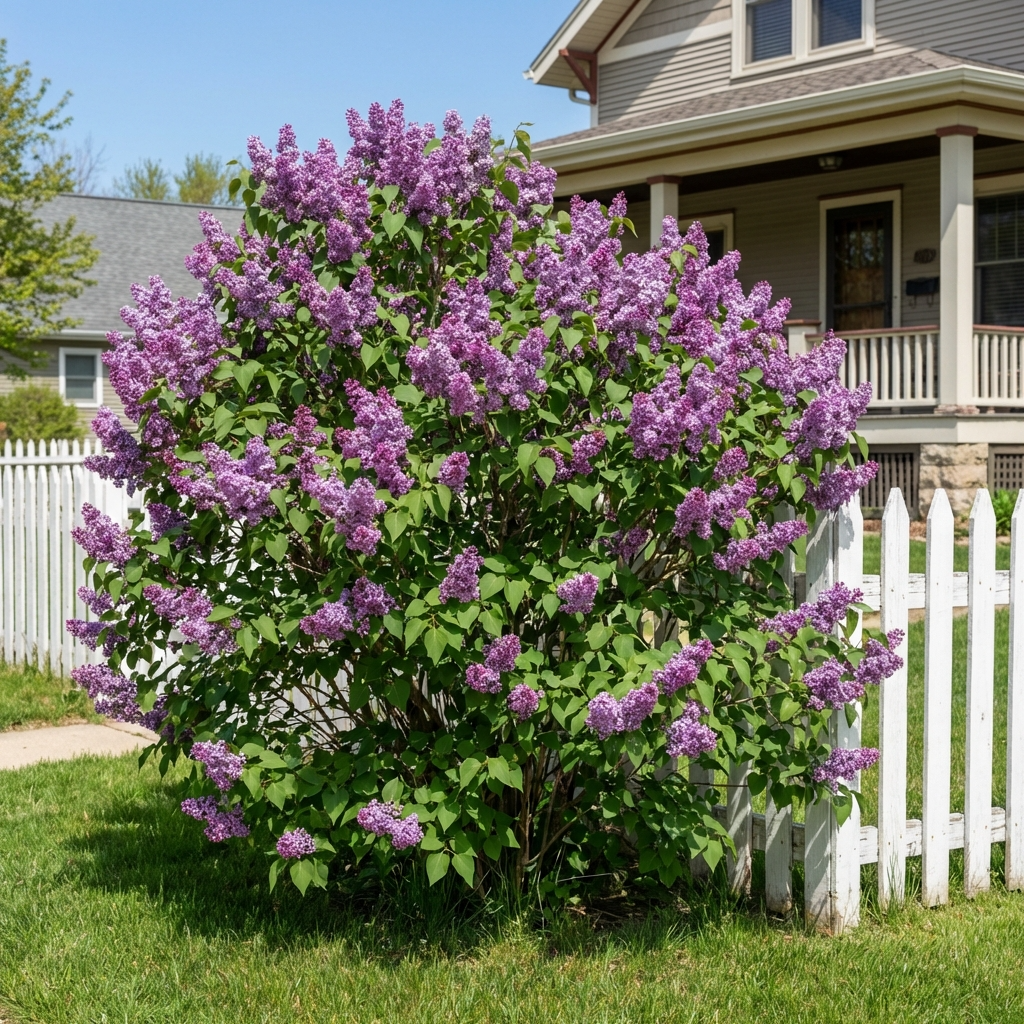 Common Purple Lilac - Syringa vulgaris