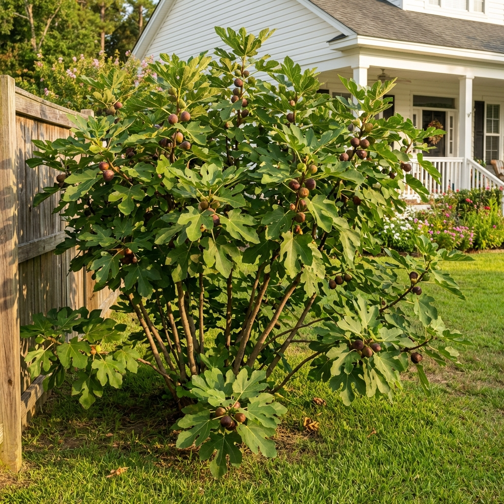 Brown Turkey Fig Bush - Ficus carica 'Brown Turkey'