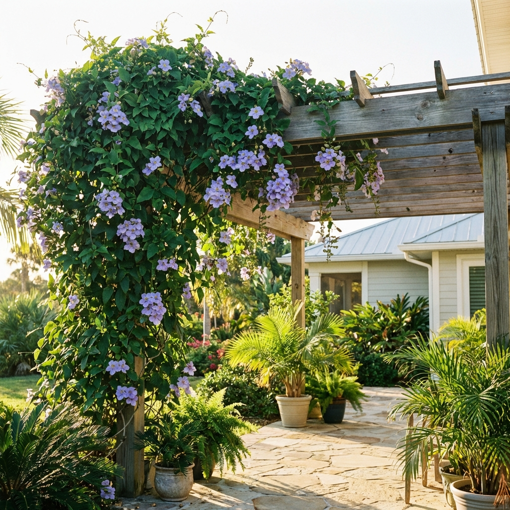 Sky Vine - Thunbergia grandiflora