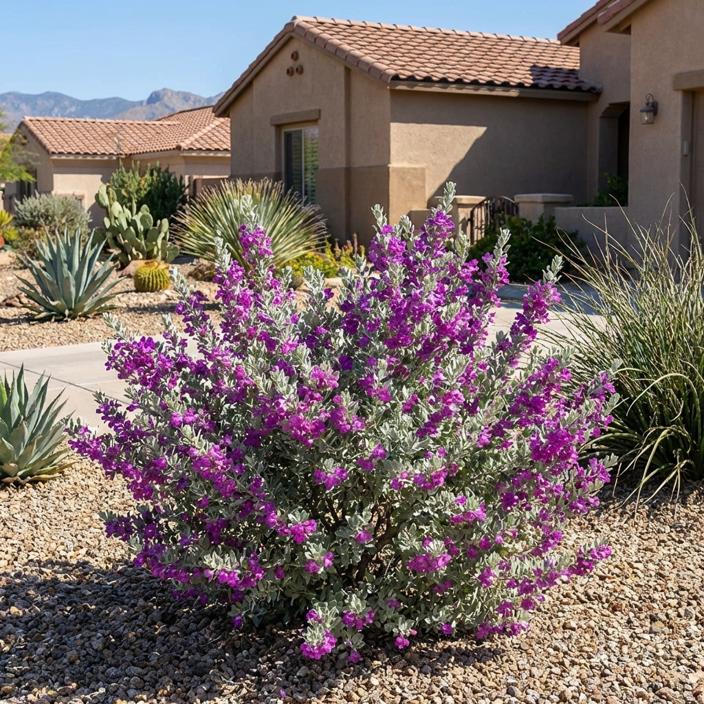 Purple Rain Texas Sage - Leucophyllum x laevigatum 'Purple Rain'