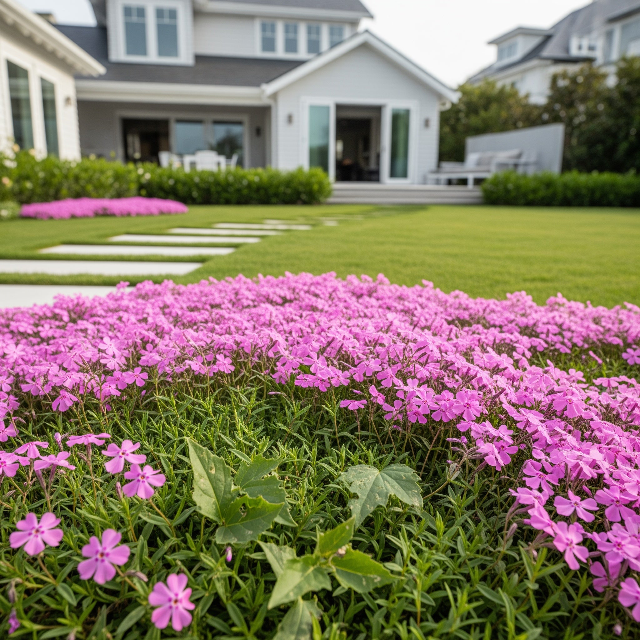 Drummond's Pink Creeping Phlox - Phlox drummondii
