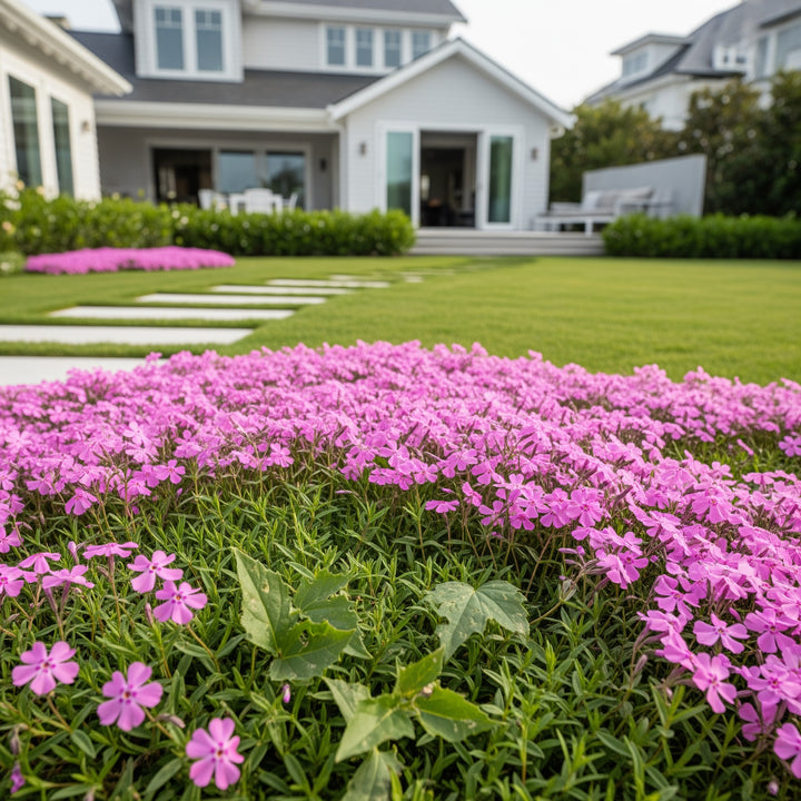 Drummond's Pink Creeping Phlox - Phlox drummondii