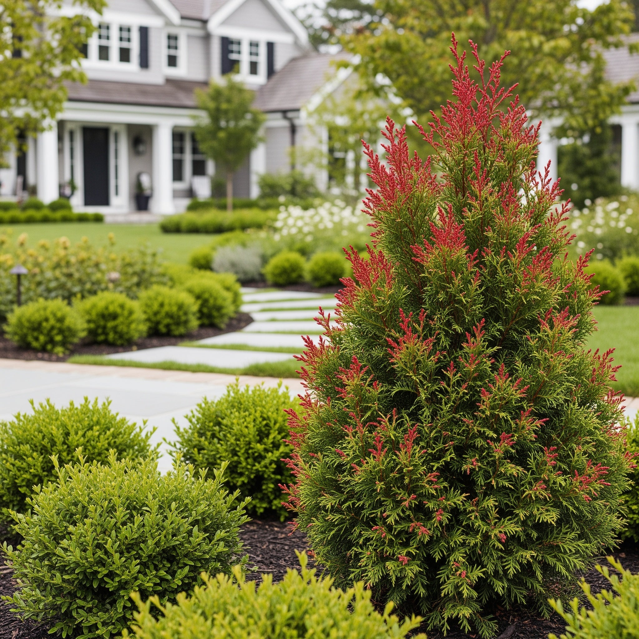 Southern Living? Fire Chief? Thuja Shrub - Thuja occidentalis 'Fire Chief'