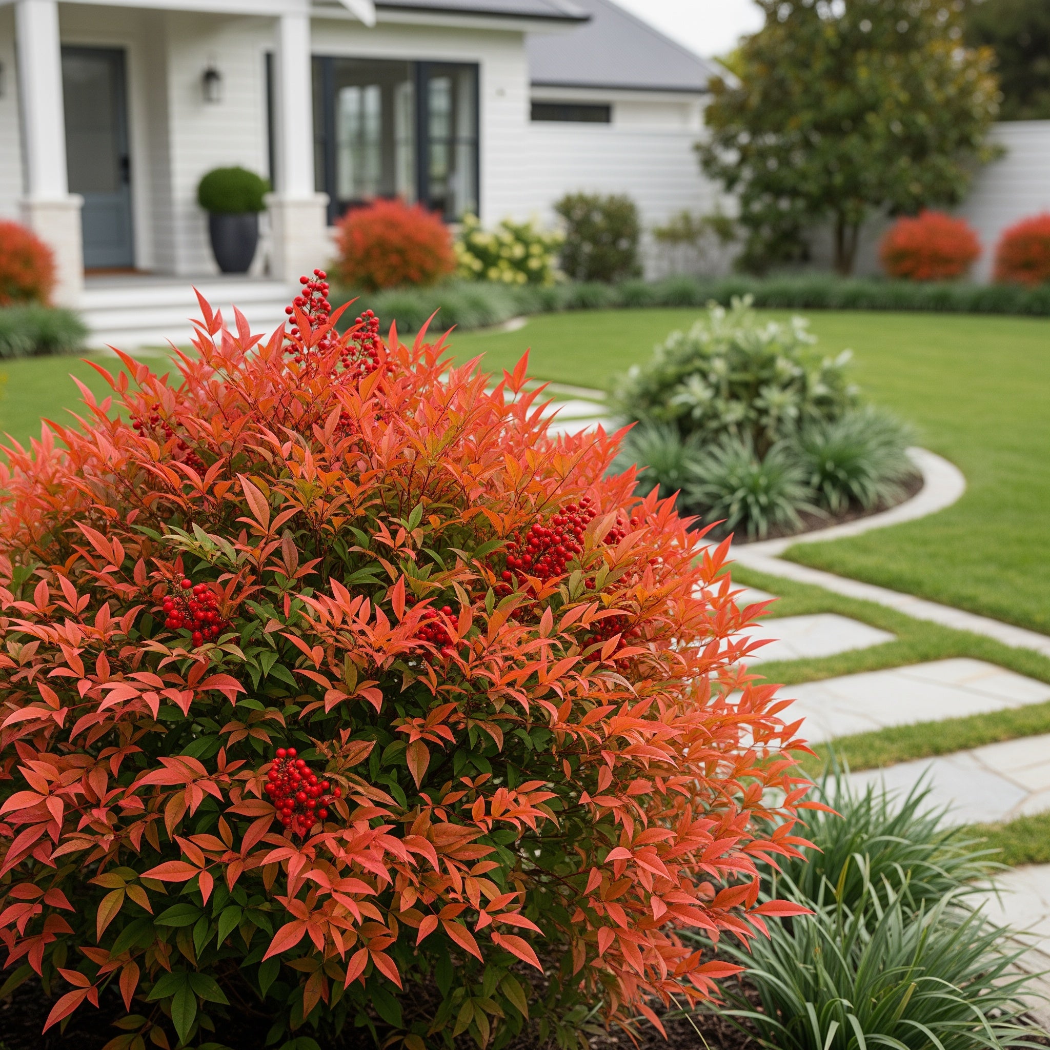 Fire Power Nandina Shrub - Nandina domestica 'Fire Power'