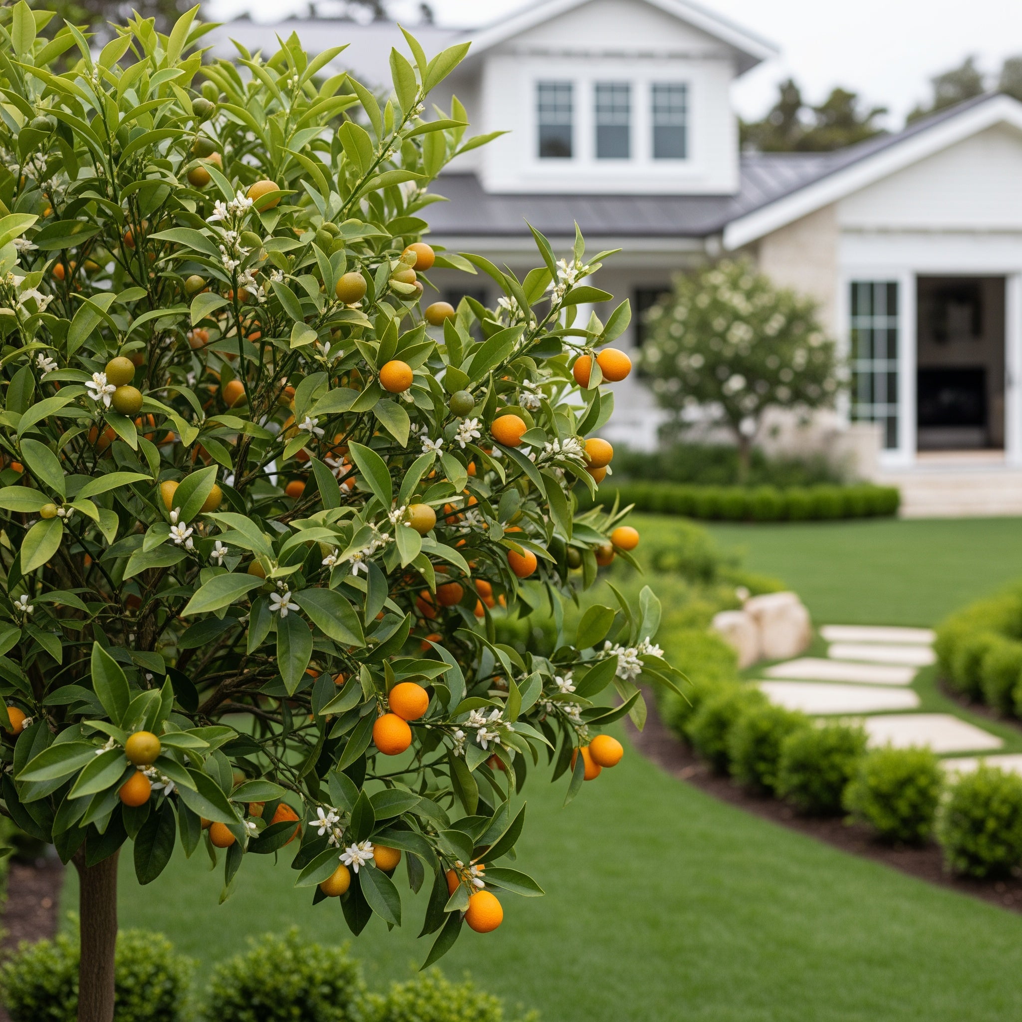 Fukushu Kumquat Tree - Citrus japonica 'Fukushu'