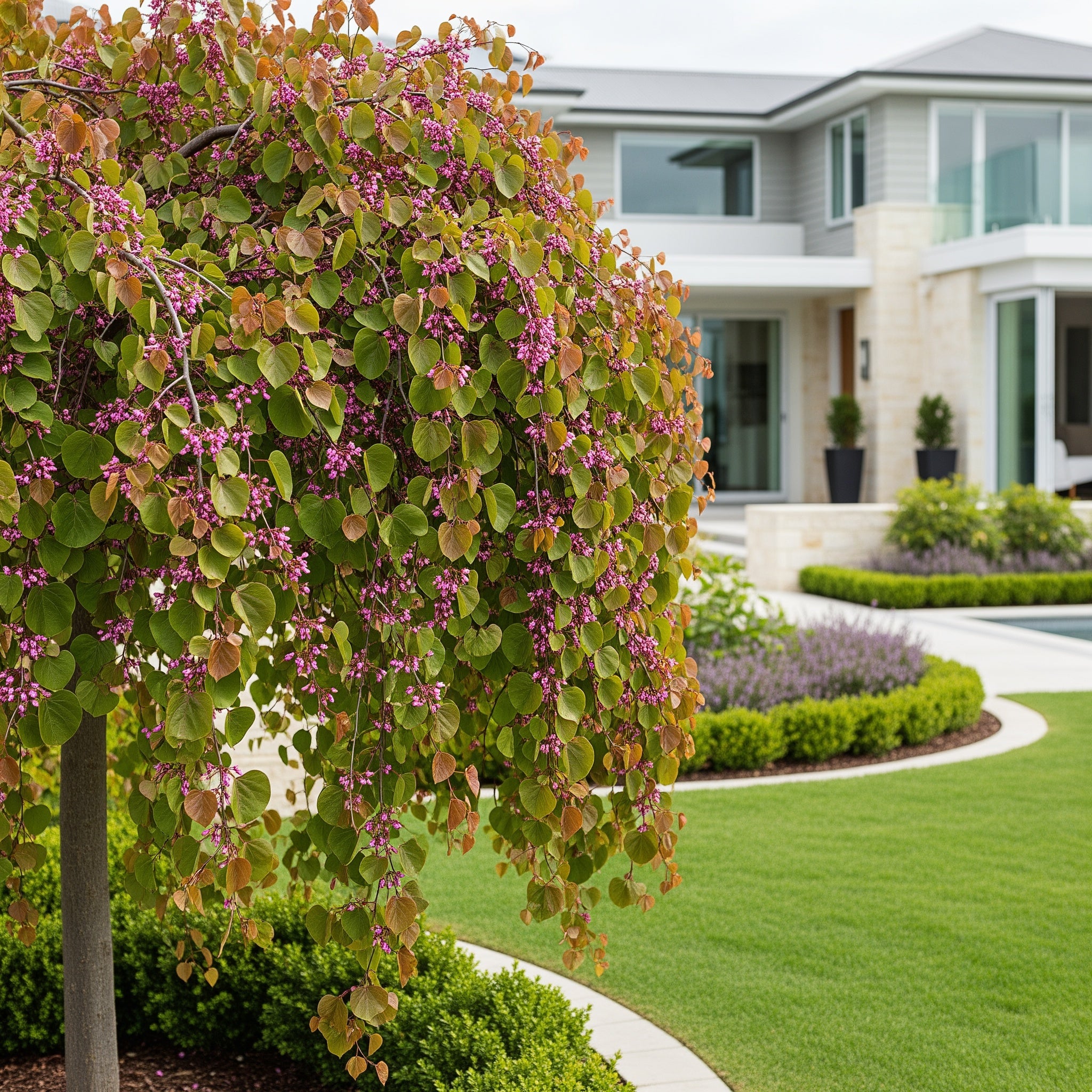 Garden Gems Emerald Falls Redbud Tree - Cercis canadensis 'Emerald Falls'