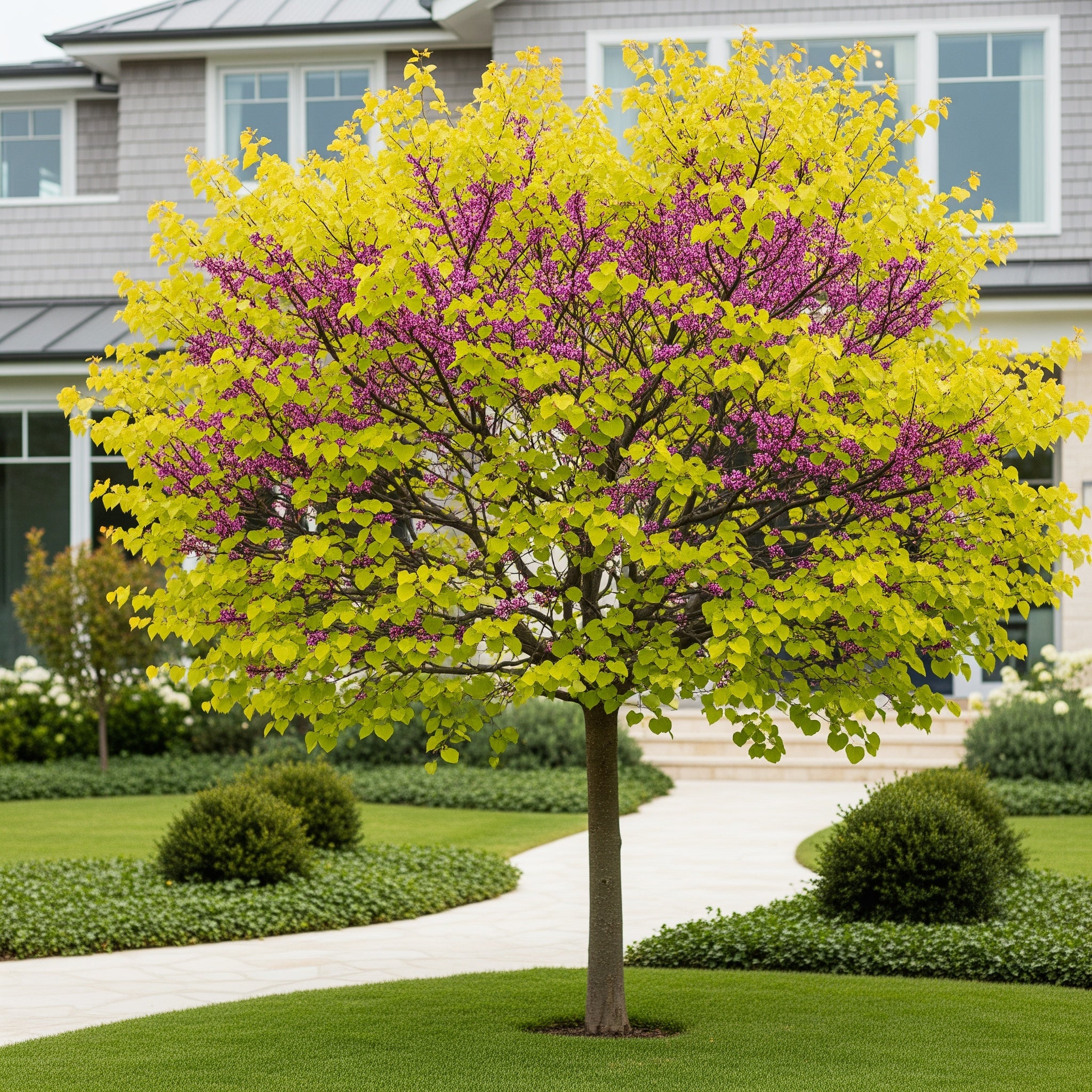 Gilded Hearts? Texas Redbud Tree - Cercis