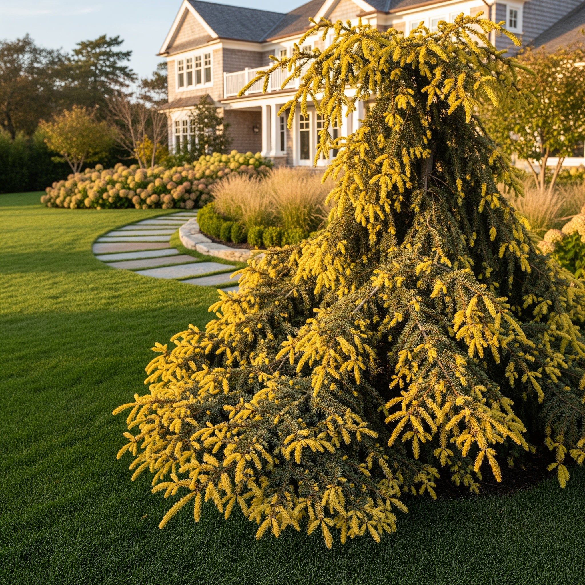 Gold Drift Norway Spruce Tree - Picea abies 'Gold Drift'