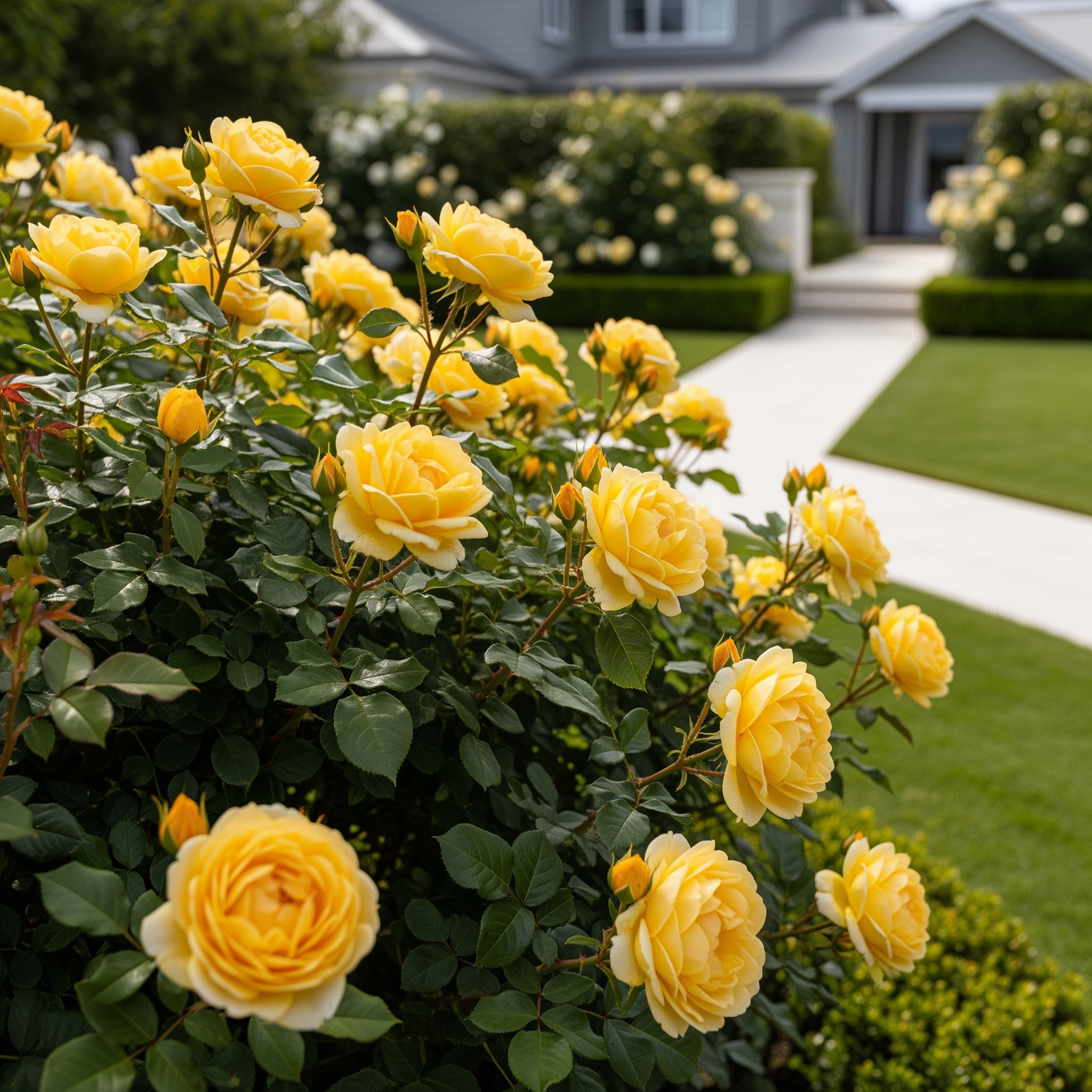 David Austin? Golden Celebration? English Shrub Rose - Rosa 'Golden Celebration'