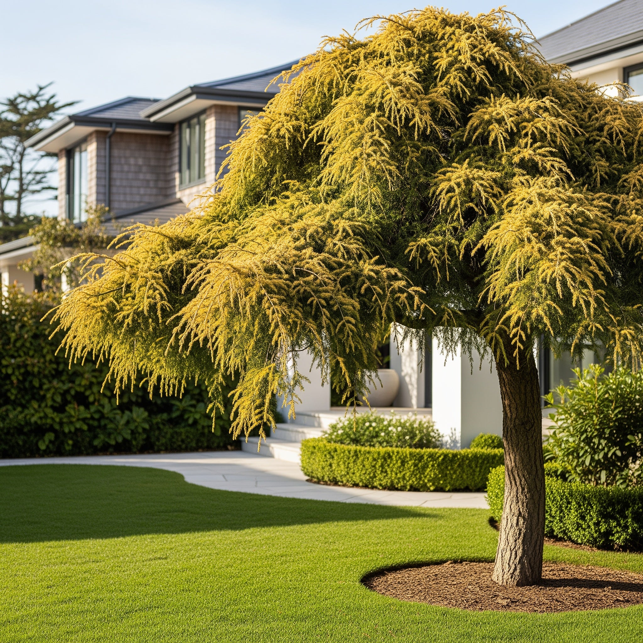 Golden Deodar Cedar Tree - Cedrus deodara 'Aurea'