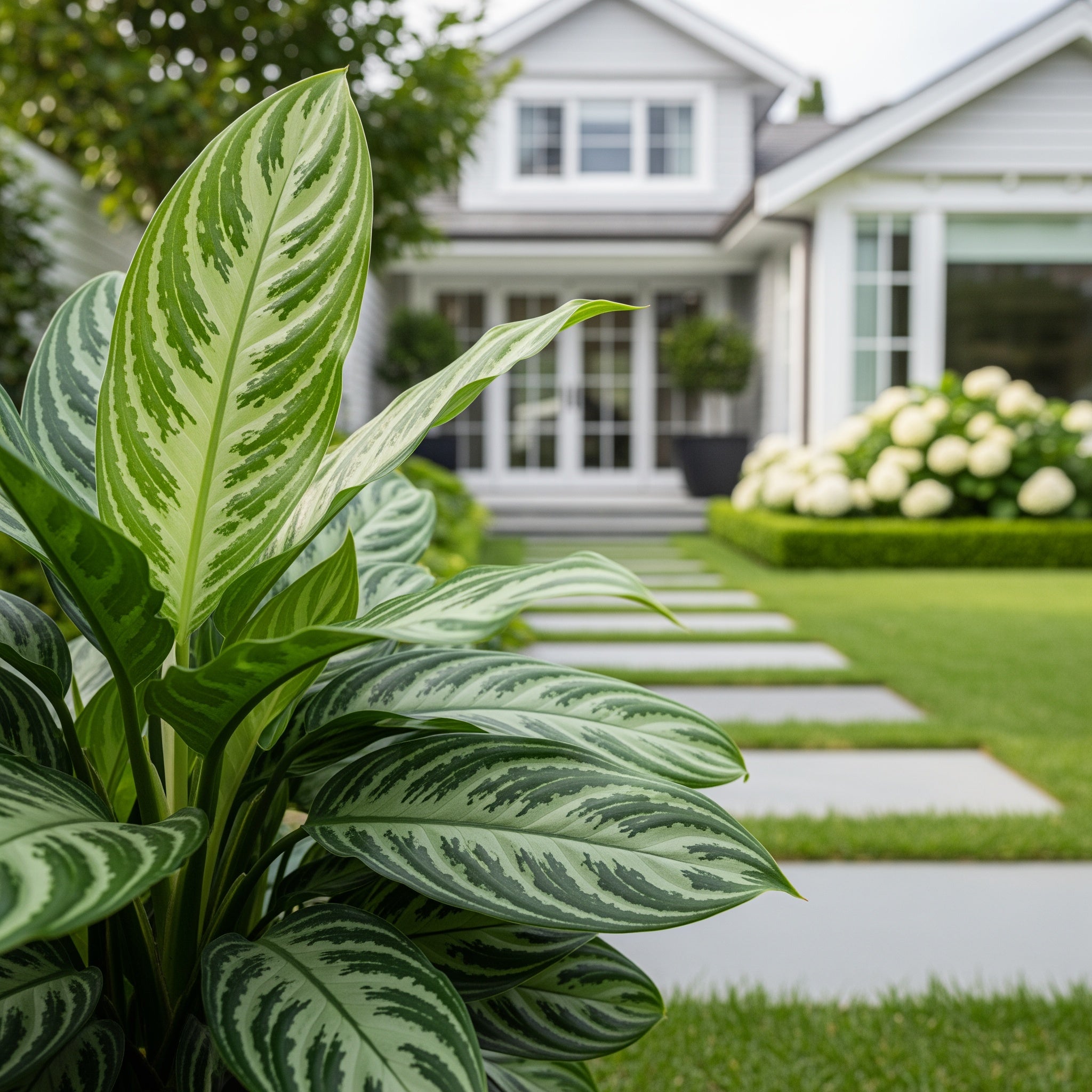 Green Chinese Evergreen Plant - Aglaonema