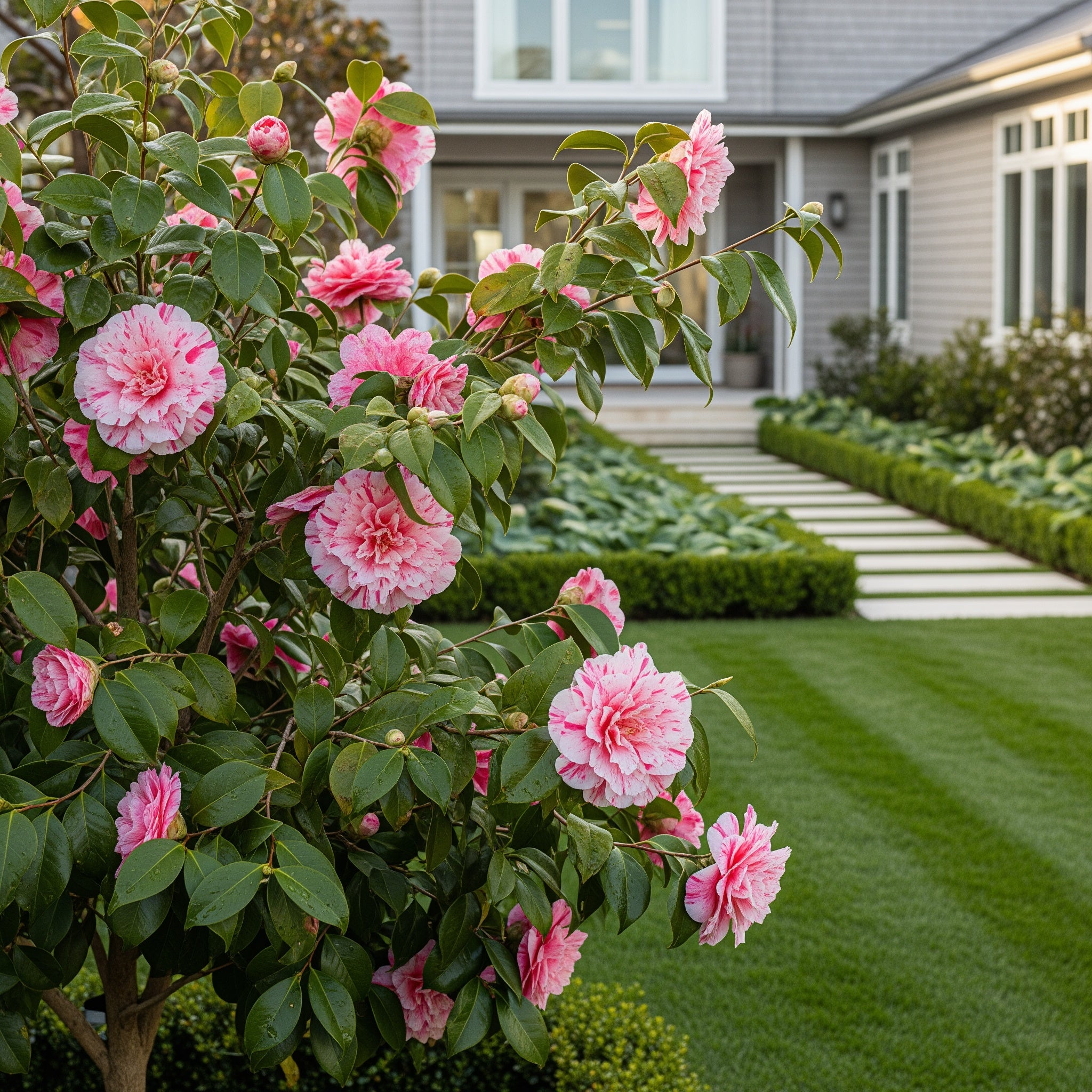 Hana-Jiman Camellia - Camellia japonica 'Hana-Jiman'