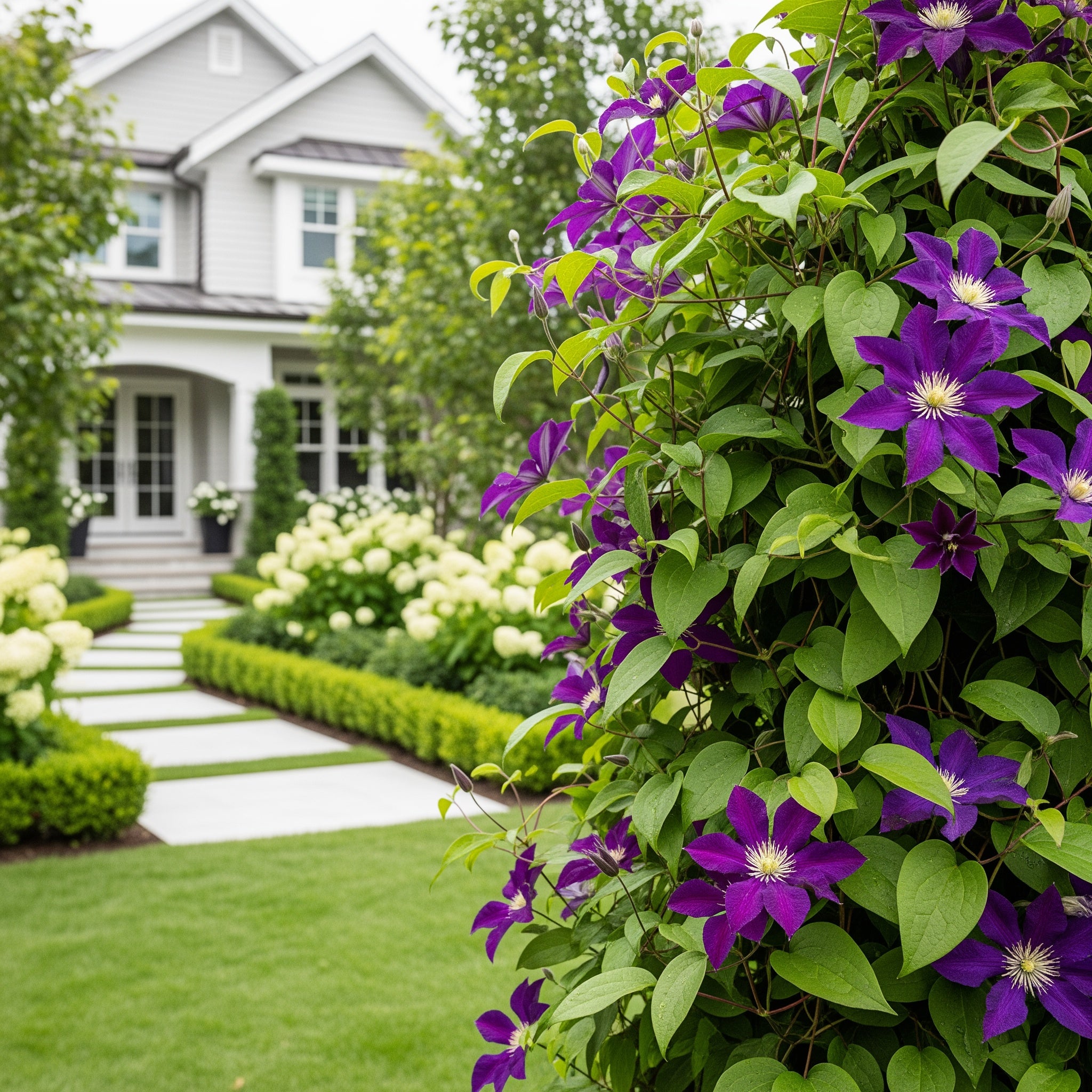 Proven Winners? Happy Jack? Purple Clematis Vine - Clematis