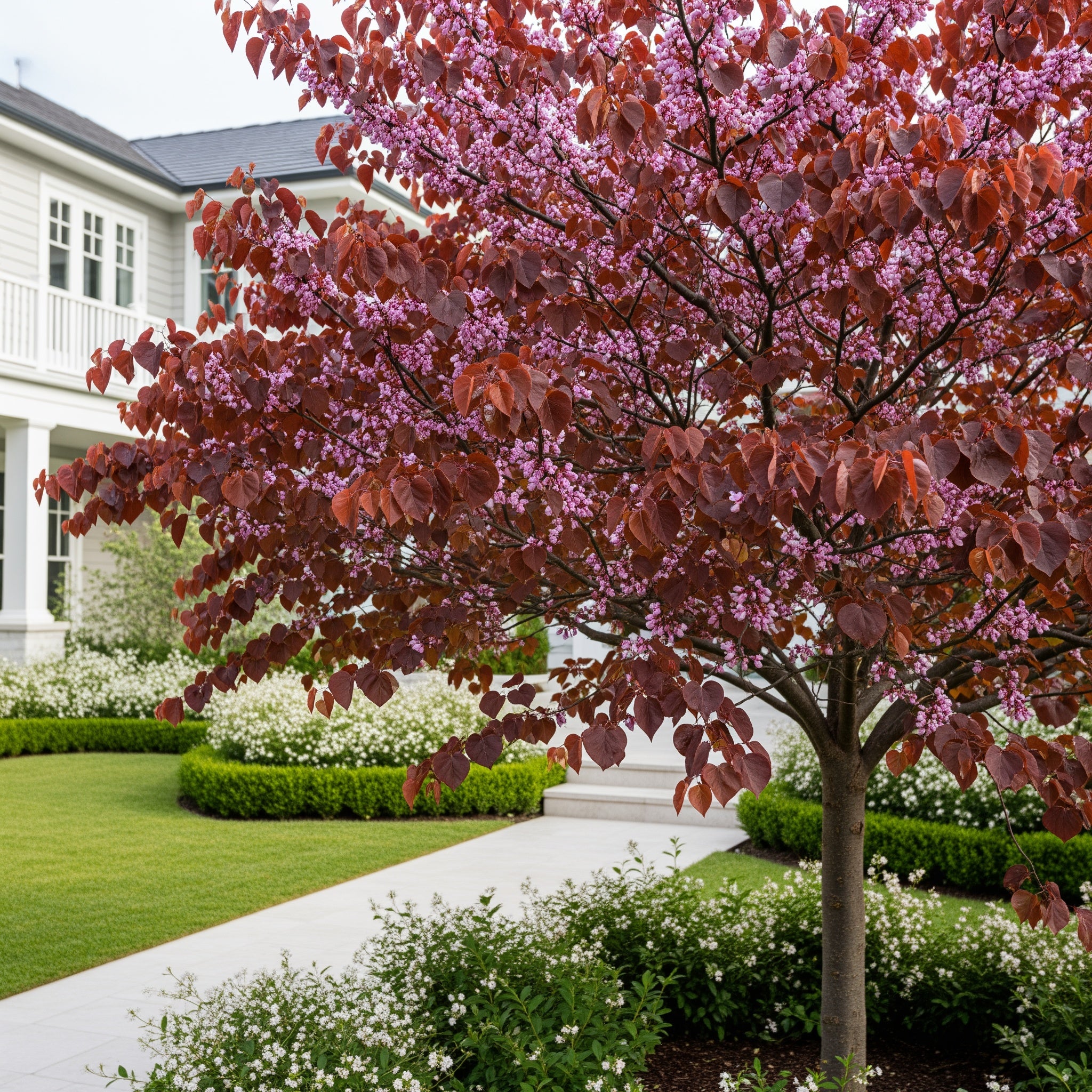 Hearts A'Fire? Redbud Tree - Cercis canadensis 'Hearts A'Fire'
