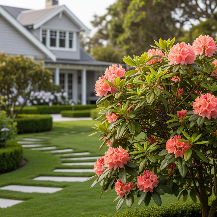 Holden's™ Peach Hybrid Rhododendron Shrub - Rhododendron 'Holden's Peach'
