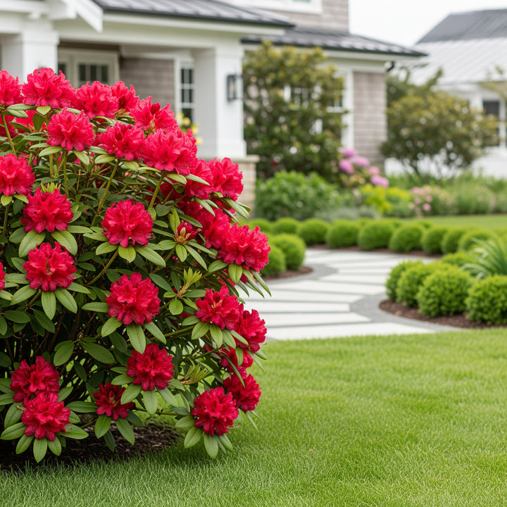 Holden's™ Red Hybrid Rhododendron Shrub - Rhododendron 'Holden's Red'